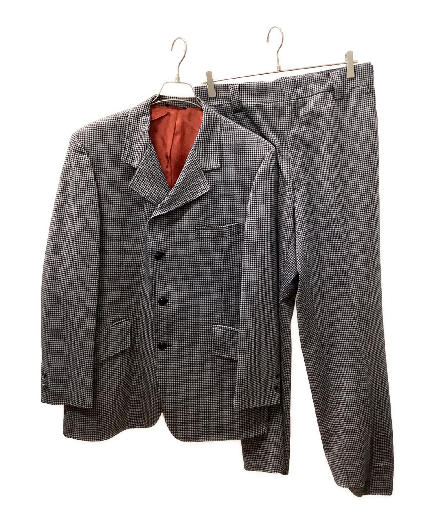 70s イタリア製 セットアップ 一点物 vintage チェック スーツ 中古・古着通販】JOHNNY CARSON (ジョニーカーソン) 70sセットアップ