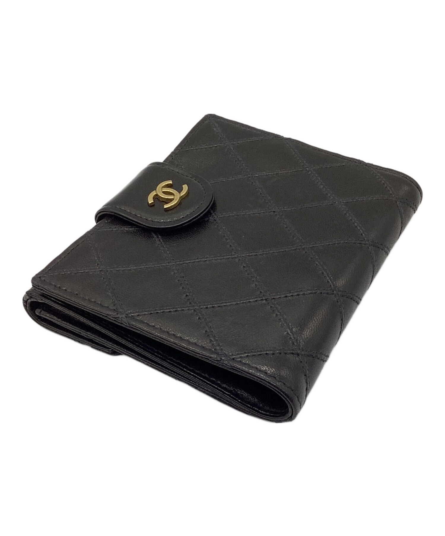 中古・古着通販】CHANEL (シャネル) Wホック2つ折りコンパクト 