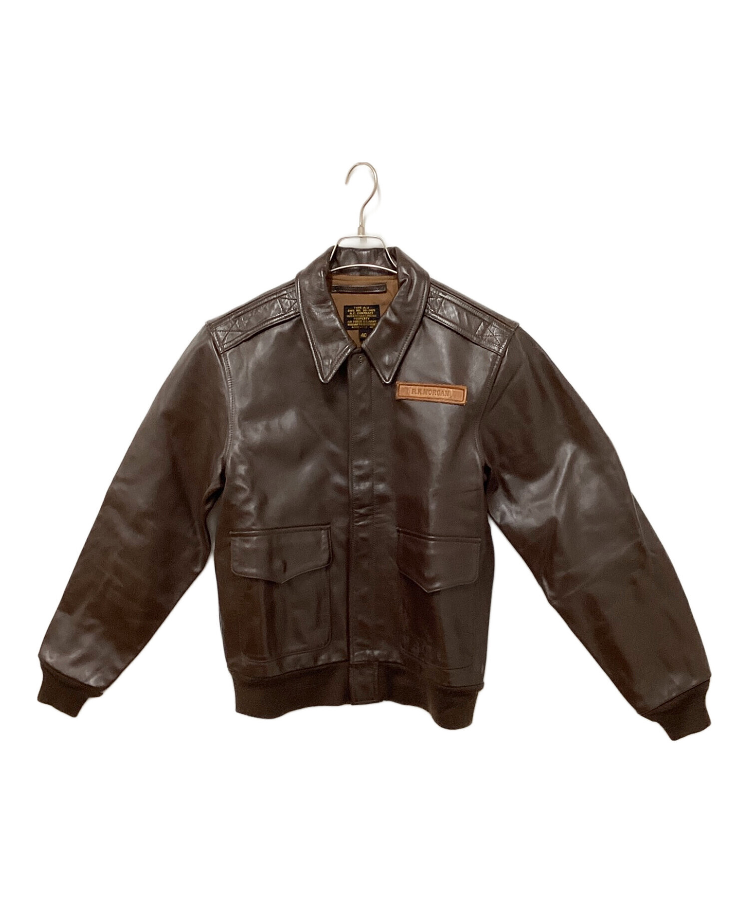 MORGAN PRODUCTIONS TYPE A-2 ホースハイド 44 MORGAN MEMPHIS BELLE TYPE A-2 ホースハイド(馬革) 【中田商店】 MG