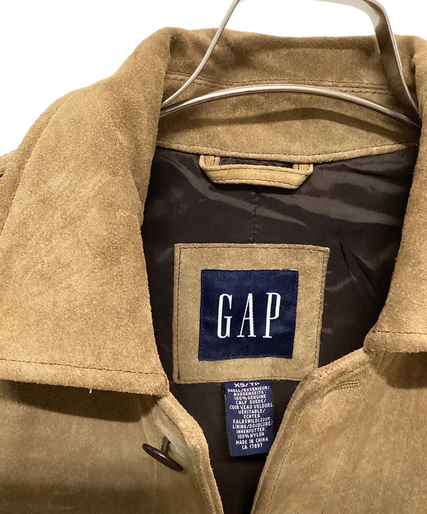 中古・古着通販】OLD GAP (オールドギャップ) 00sスウェードジャケット