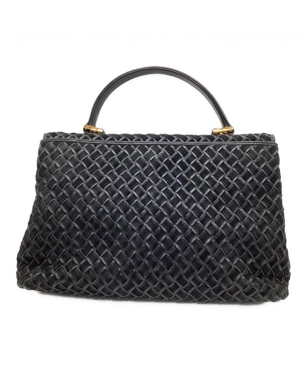 BALLY バリーメッシュレザーハンドバッグ