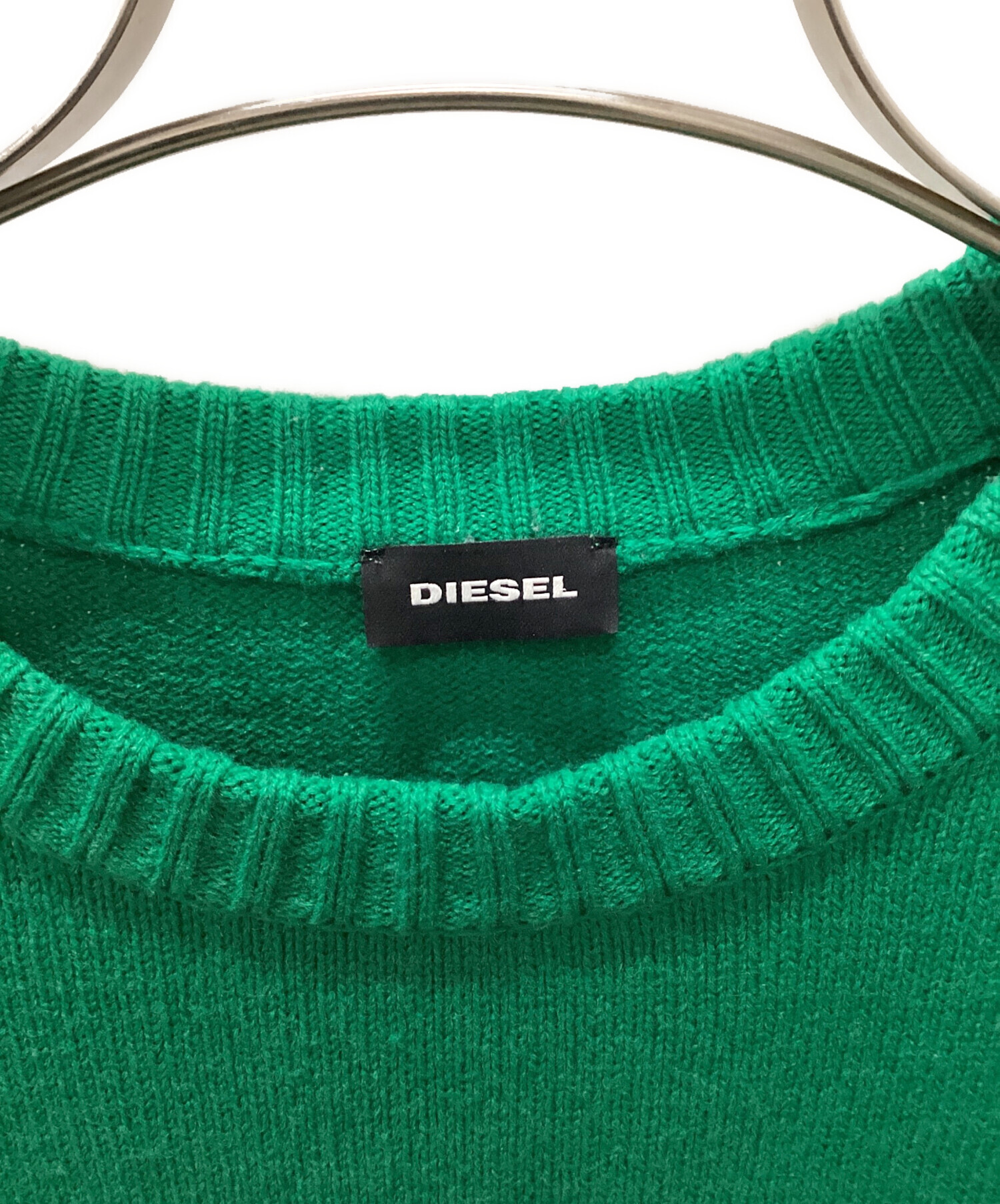 中古・古着通販】DIESEL (ディーゼル) K-LOGOXNEW KNIT グリーン
