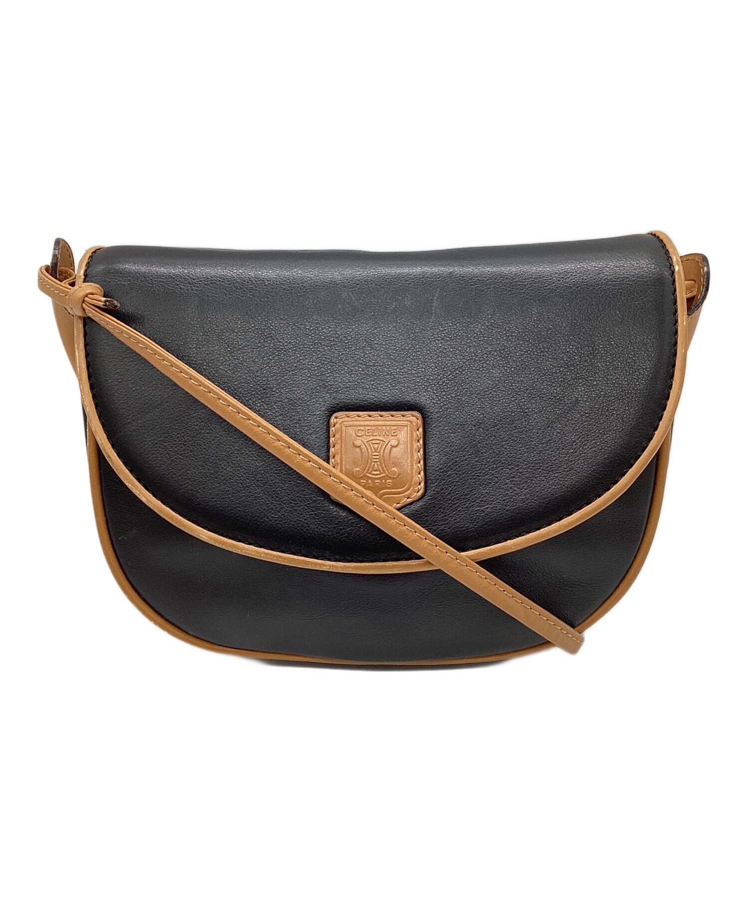 中古・古着通販】CELINE (セリーヌ) OLDショルダーバッグ ブラック 