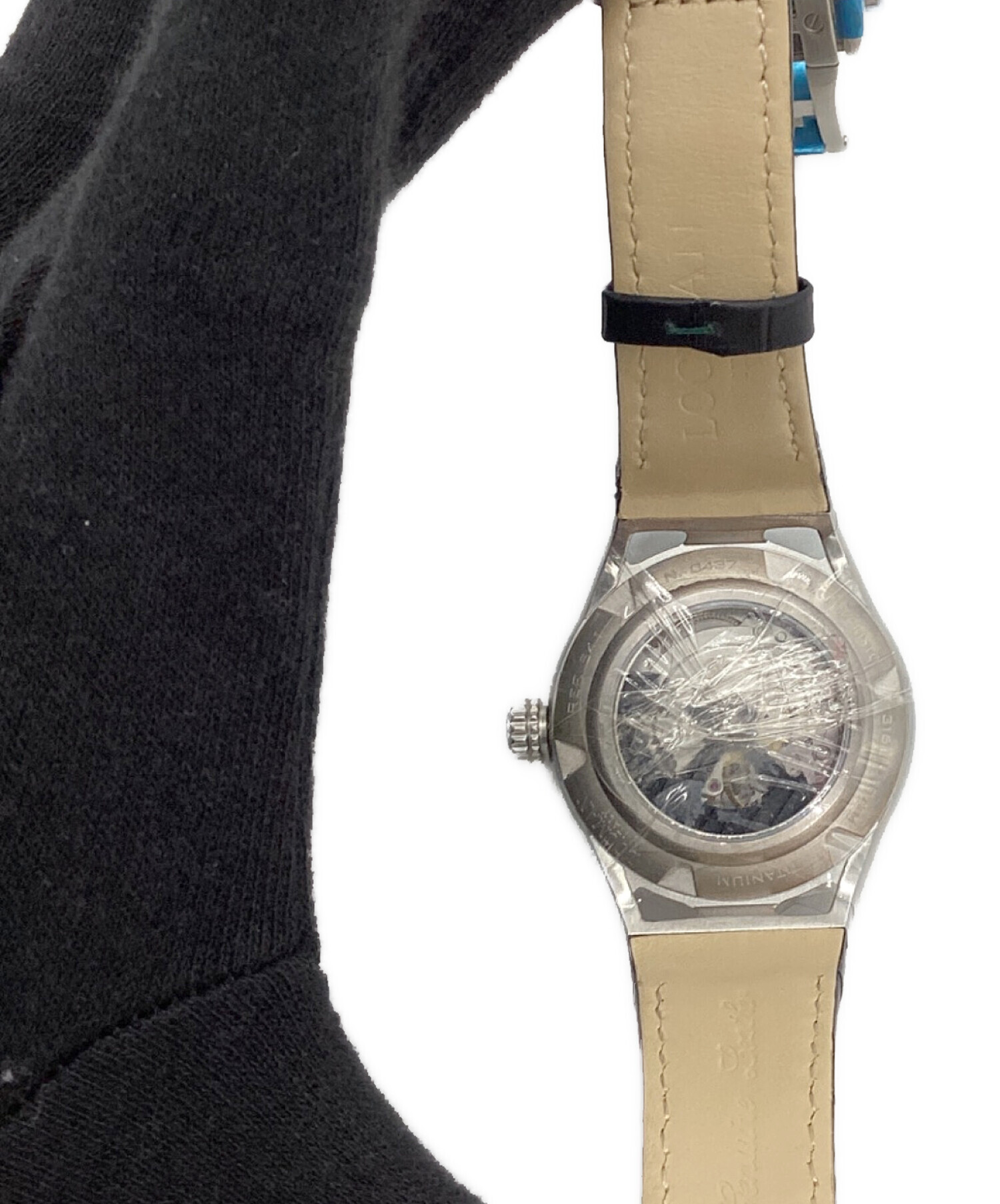 中古・古着通販】LOCMAN (ロックマン) 裏スケリストウォッチ ネイビー 