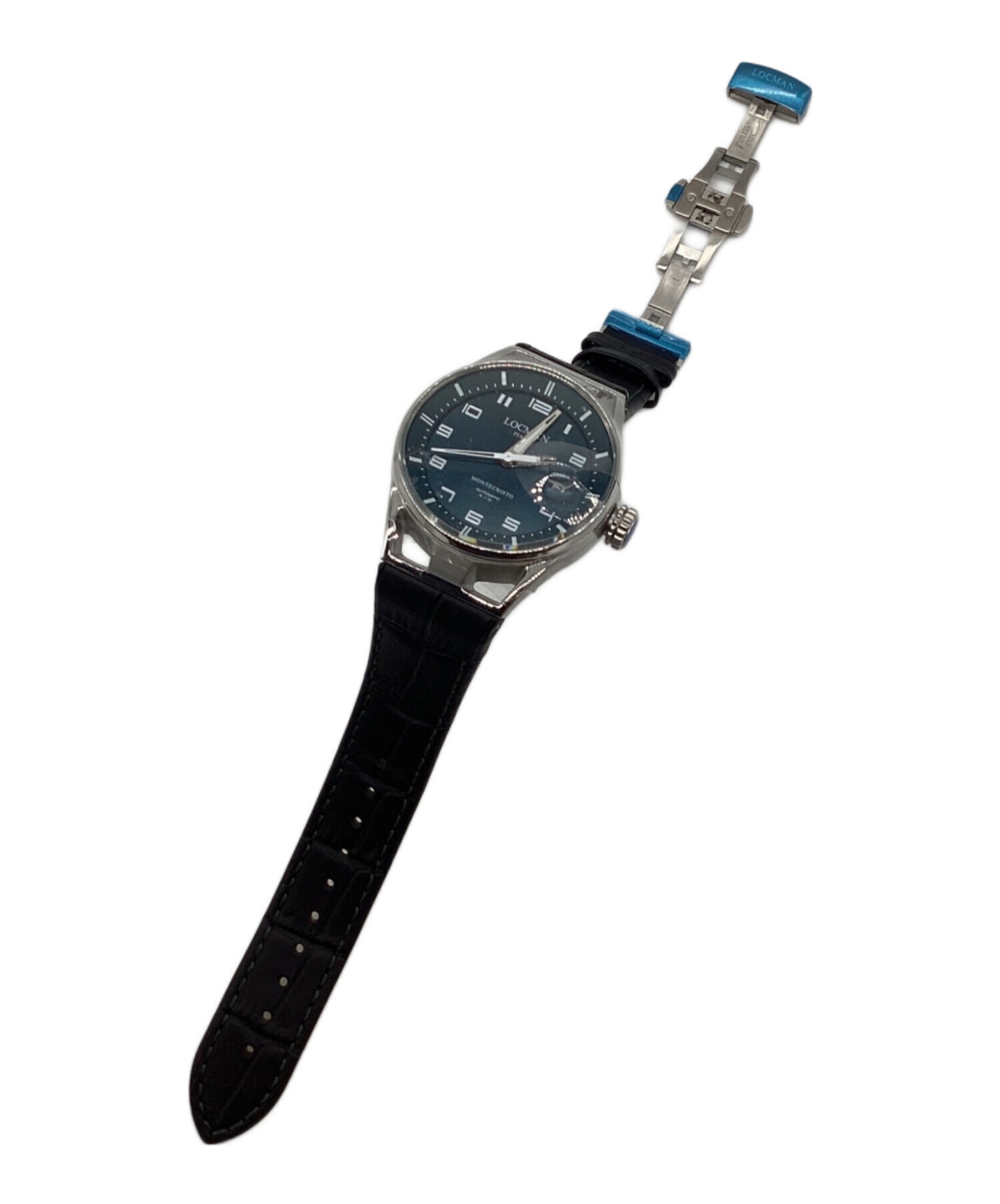 中古・古着通販】LOCMAN (ロックマン) 裏スケリストウォッチ ネイビー 