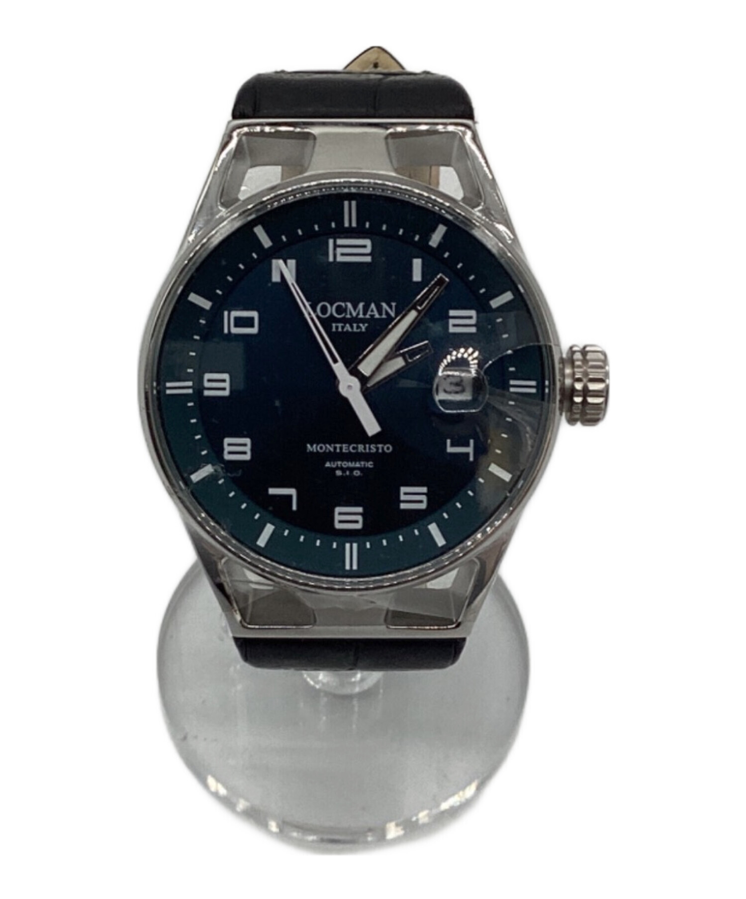 中古・古着通販】LOCMAN (ロックマン) 裏スケリストウォッチ ネイビー 