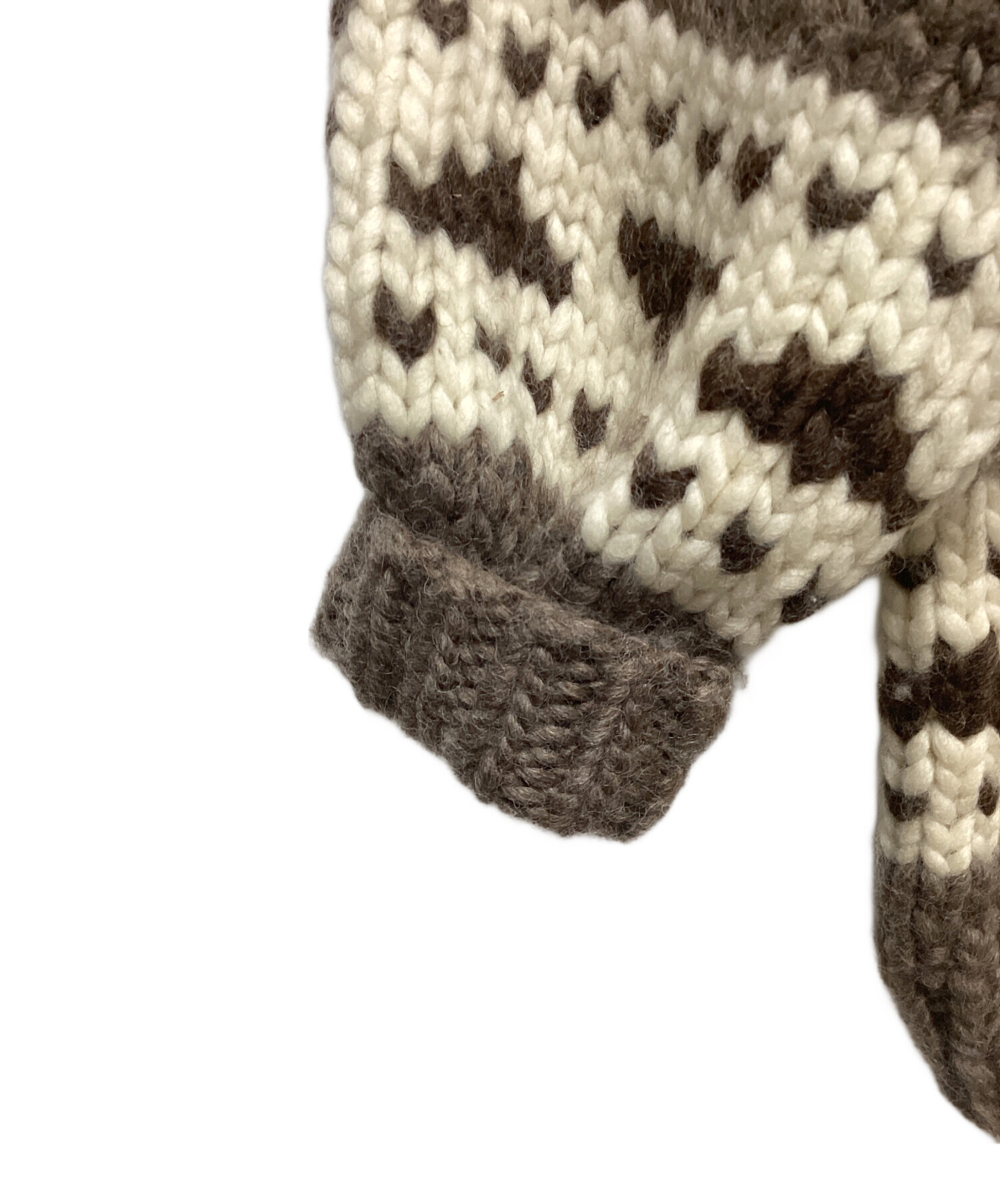 中古・古着通販】KANATA (カナタ) トナカイ柄カウチンニット