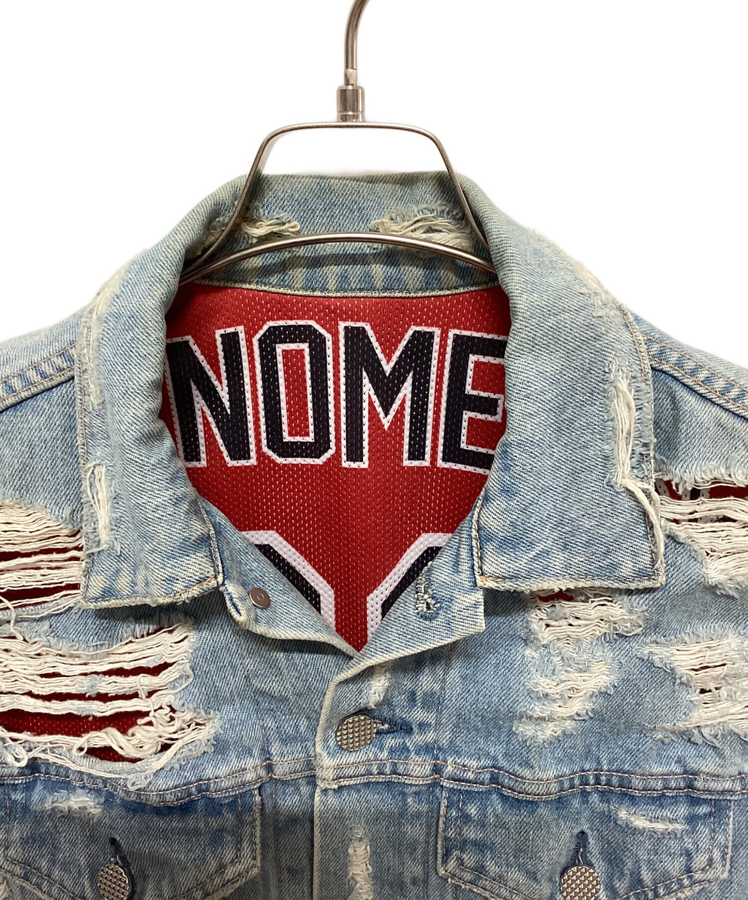 中古・古着通販】PHENOMENON (フェノメノン) ダメージリメイク加工