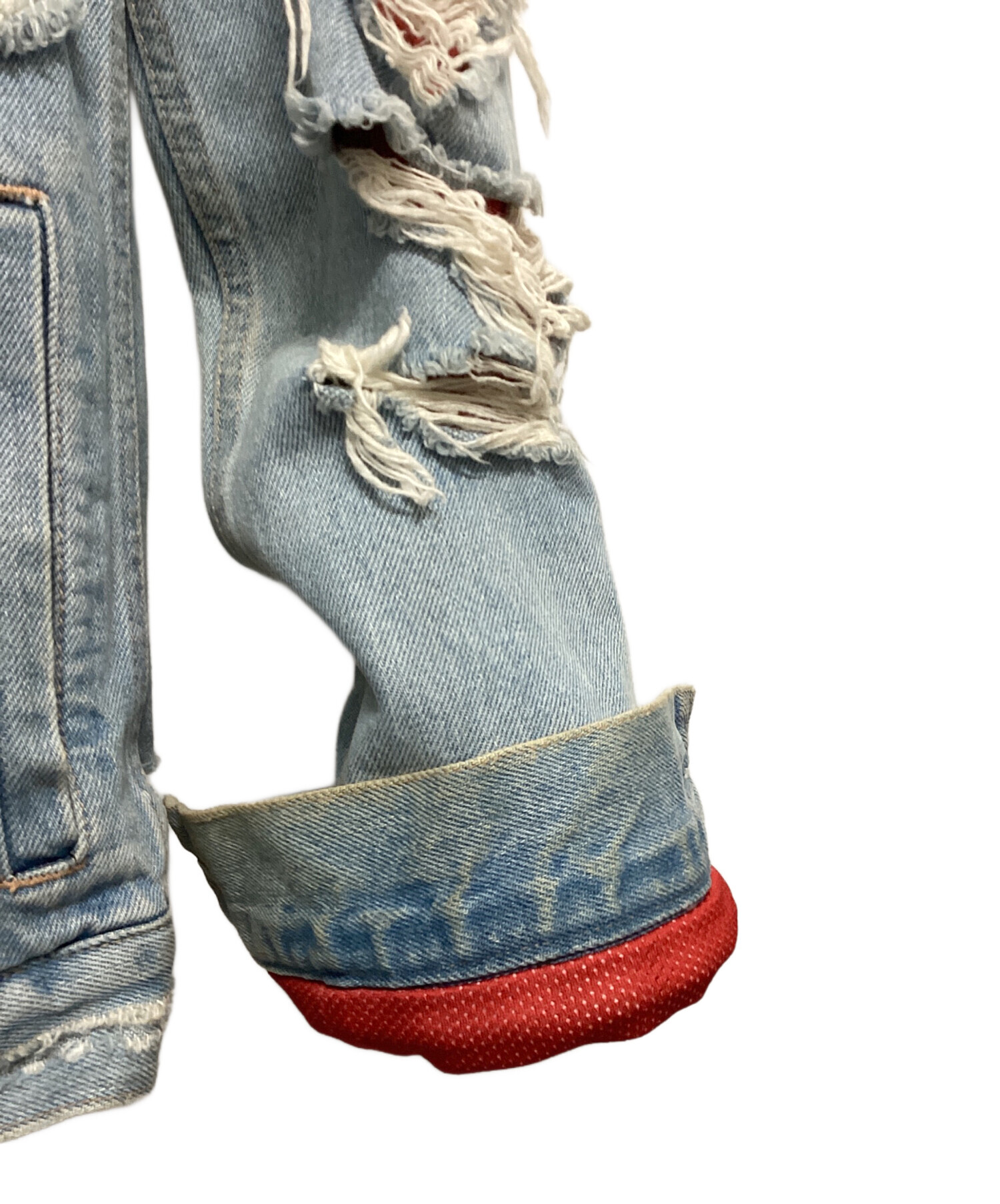 中古・古着通販】PHENOMENON (フェノメノン) ダメージリメイク加工