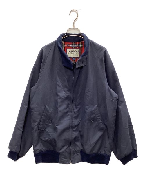 美品 ロンドントラディション ハリントンジャケット ネイビー チェック L 1084000393415217_01_8116w.jpeg