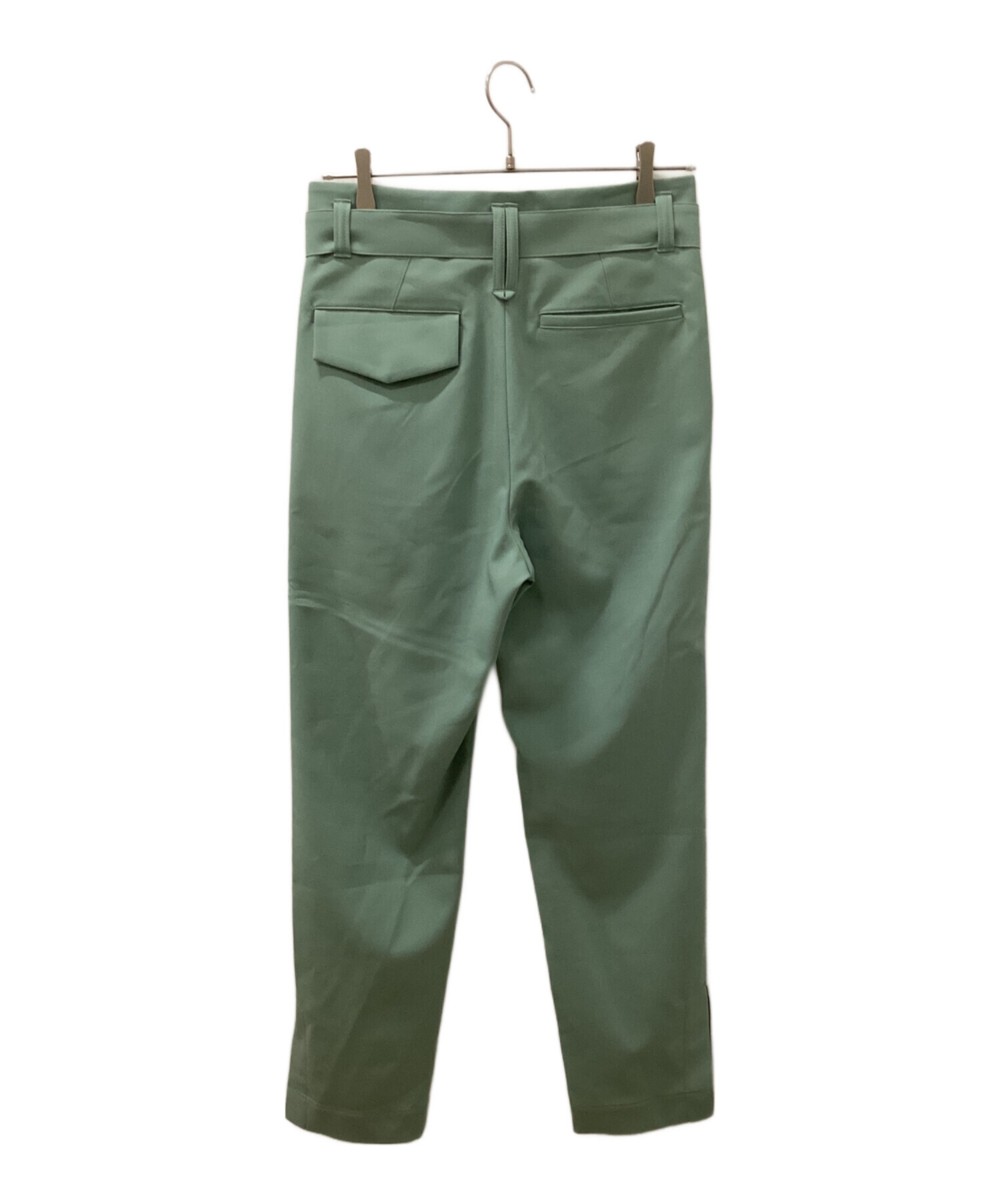 【人気MASTERu0026CO】深緑　ベルト付きパンツ　サイズXS 人気☆MASTER\u0026CO深緑 ベルト付きパンツ サイズXS
