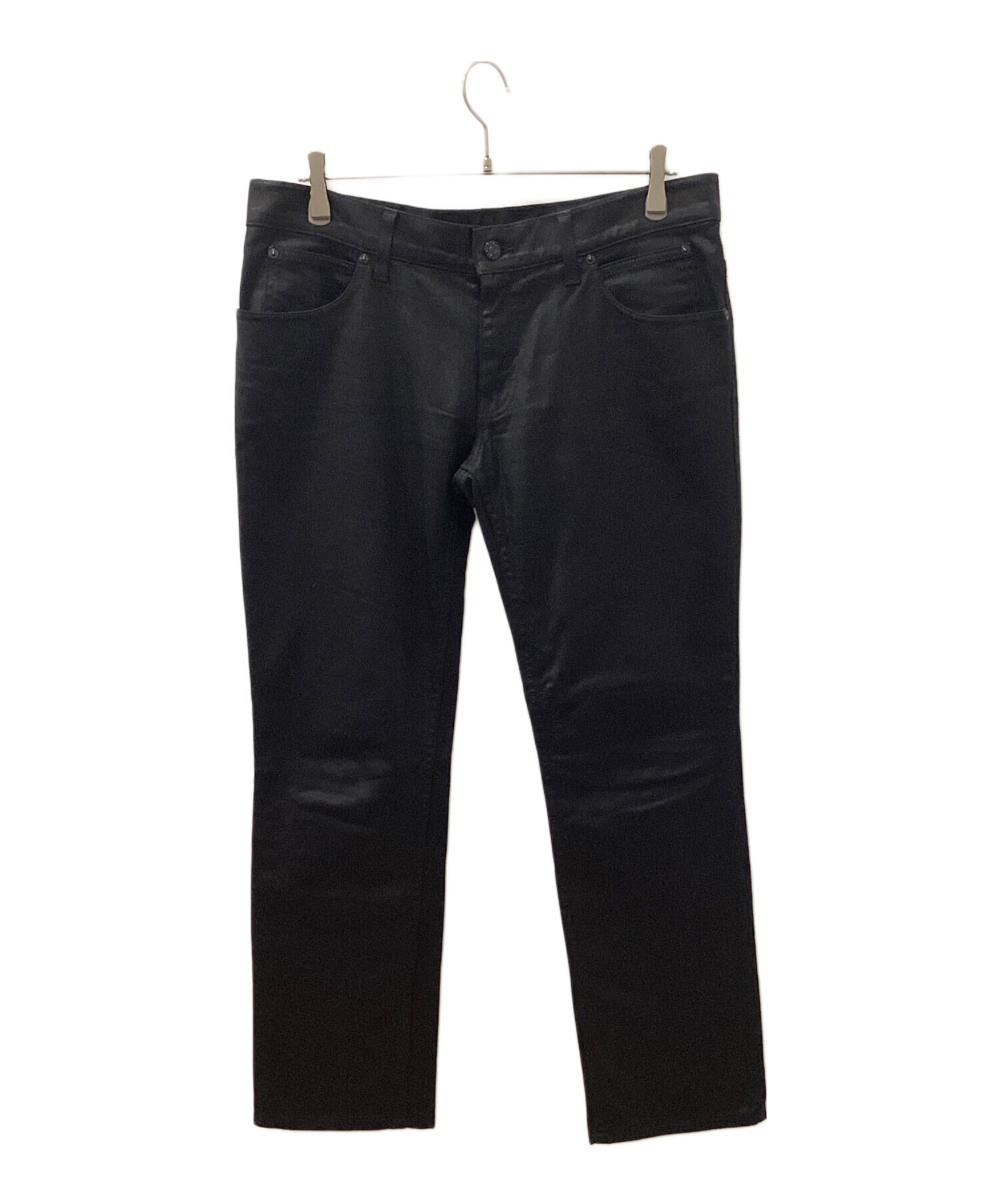 中古・古着通販】GUCCI (グッチ) コーティングGGパッチデニムパンツ 