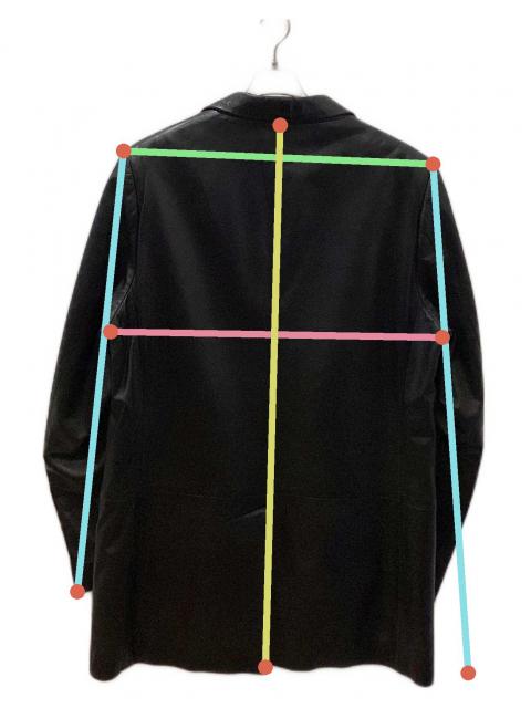 中古・古着通販】PAL ZILERI (パルジレリ) レザーロングジャケット