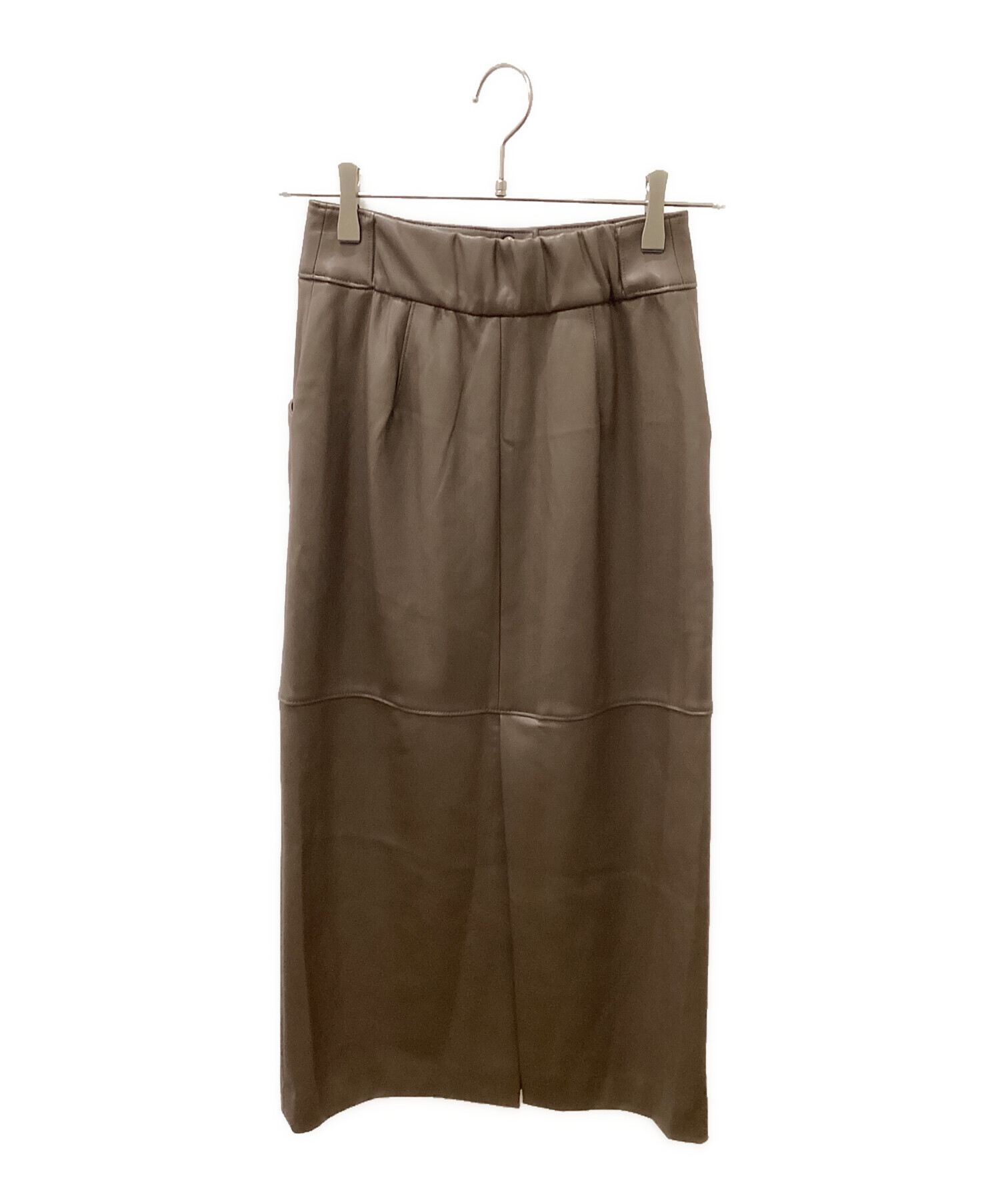 ELLIE フェイクレザースカート【BLACK】M 中古・古着通販】ELLIE