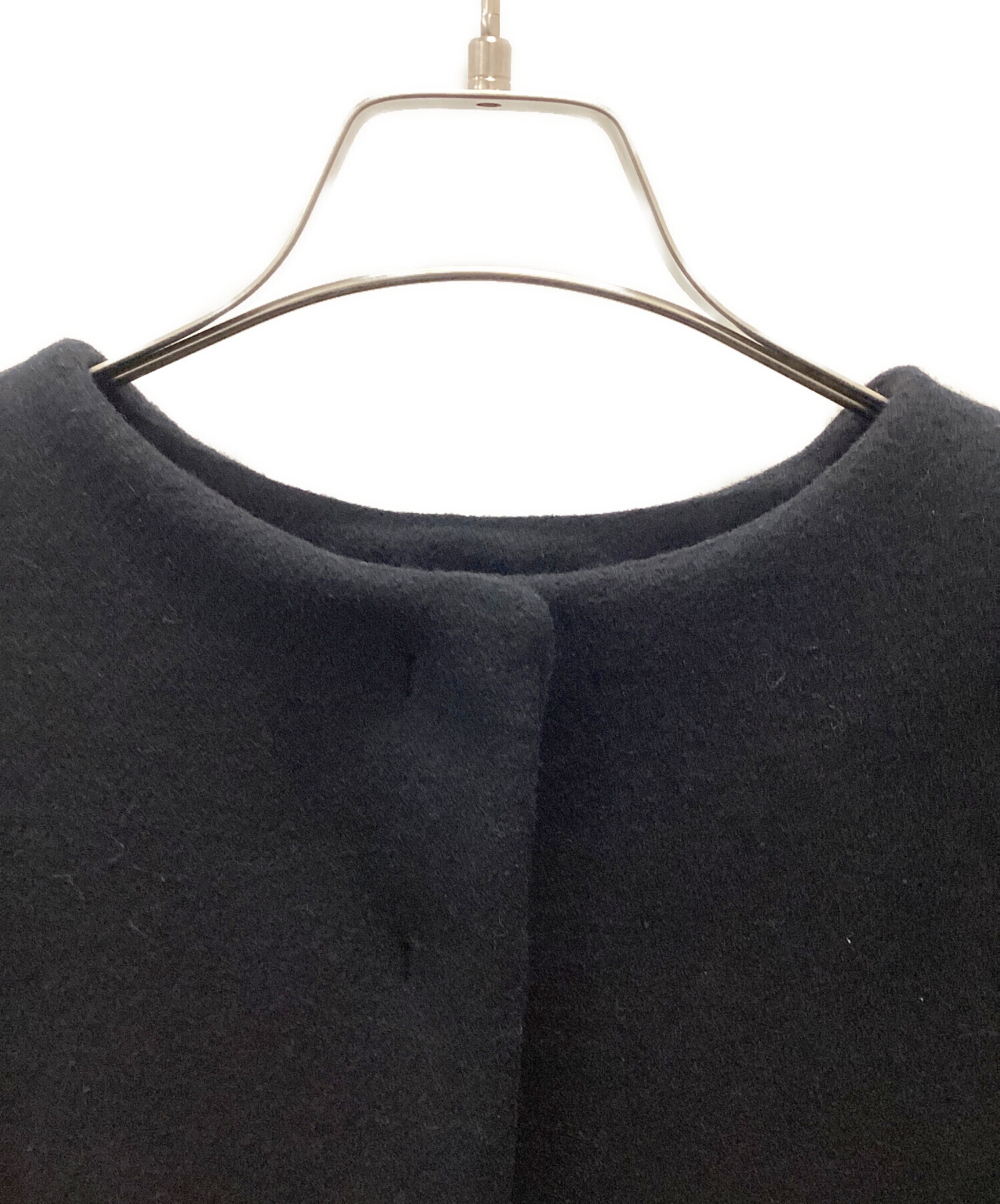 中古・古着通販】ELLIE (エリー) ポンチョコート ブラック サイズ:Free