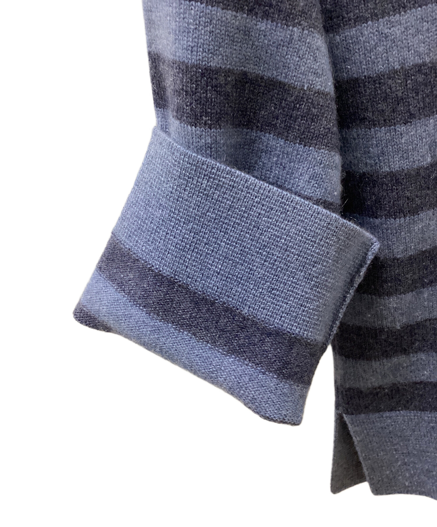 Drawer ドゥロワー カシミヤ混 ニット グレー サイズ1 クルーネック Drawer ドゥロワー カシミヤ混 ニット グレー サイズ1 クルーネック