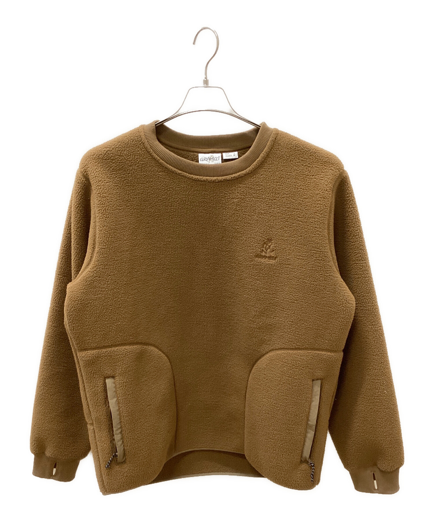 中古・古着通販】GRAMICCI (グラミチ) BOA FLEECE PULLOVER ブラウン 