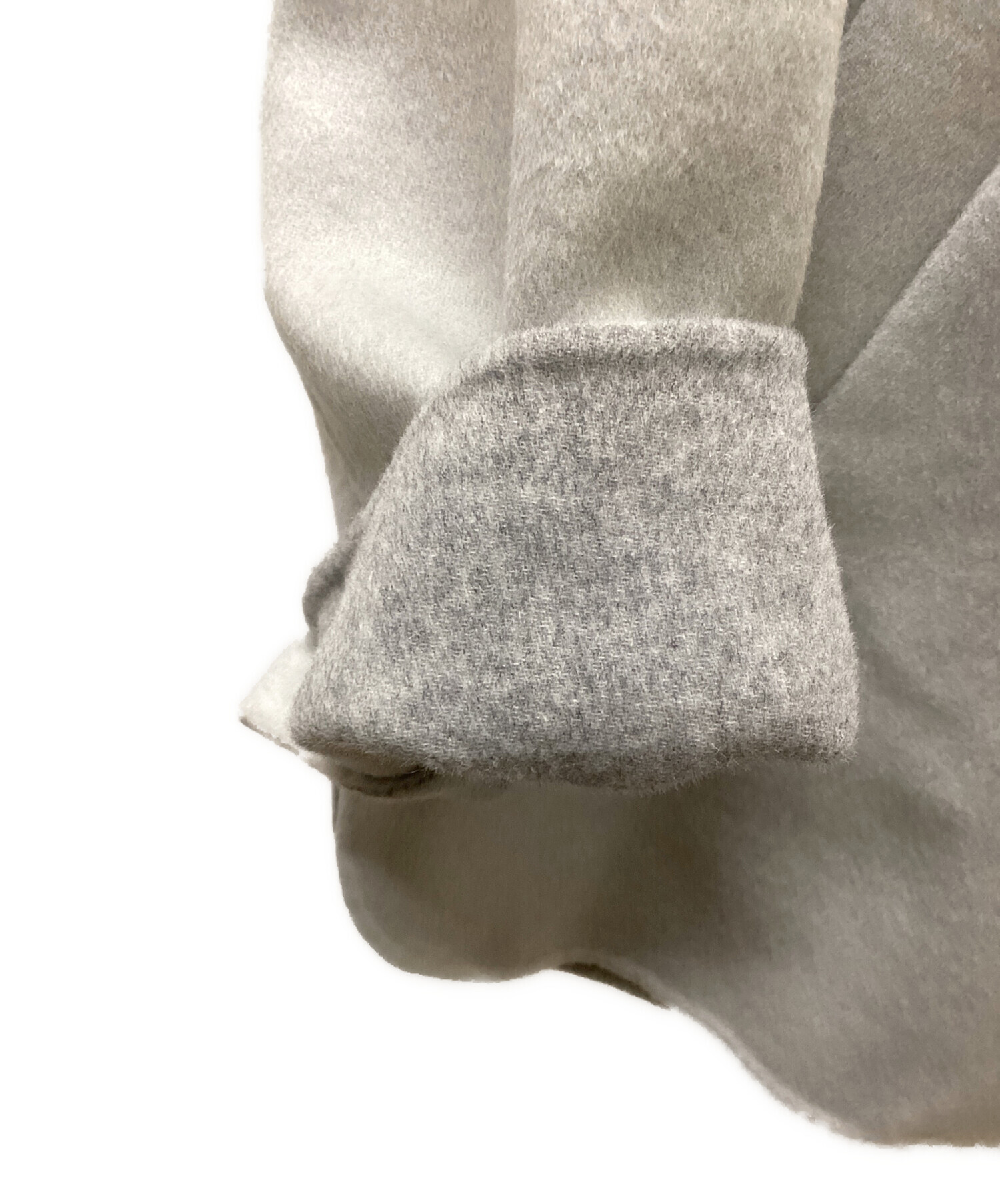 中古・古着通販】ENFOLD (エンフォルド) FLAT－COLLAR COAT グレー