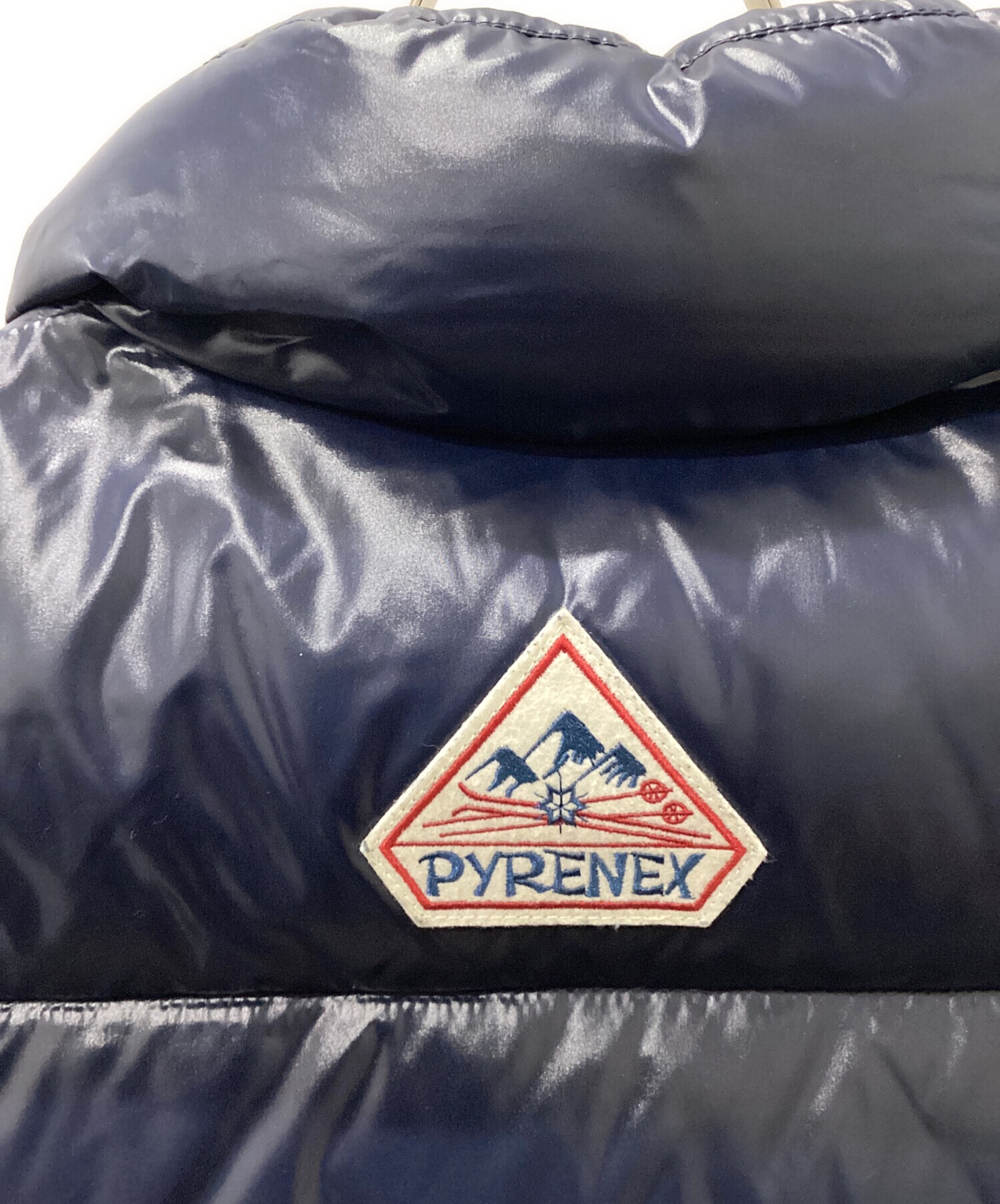 中古・古着通販】Pyrenex (ピレネックス) ダウンベスト ネイビー