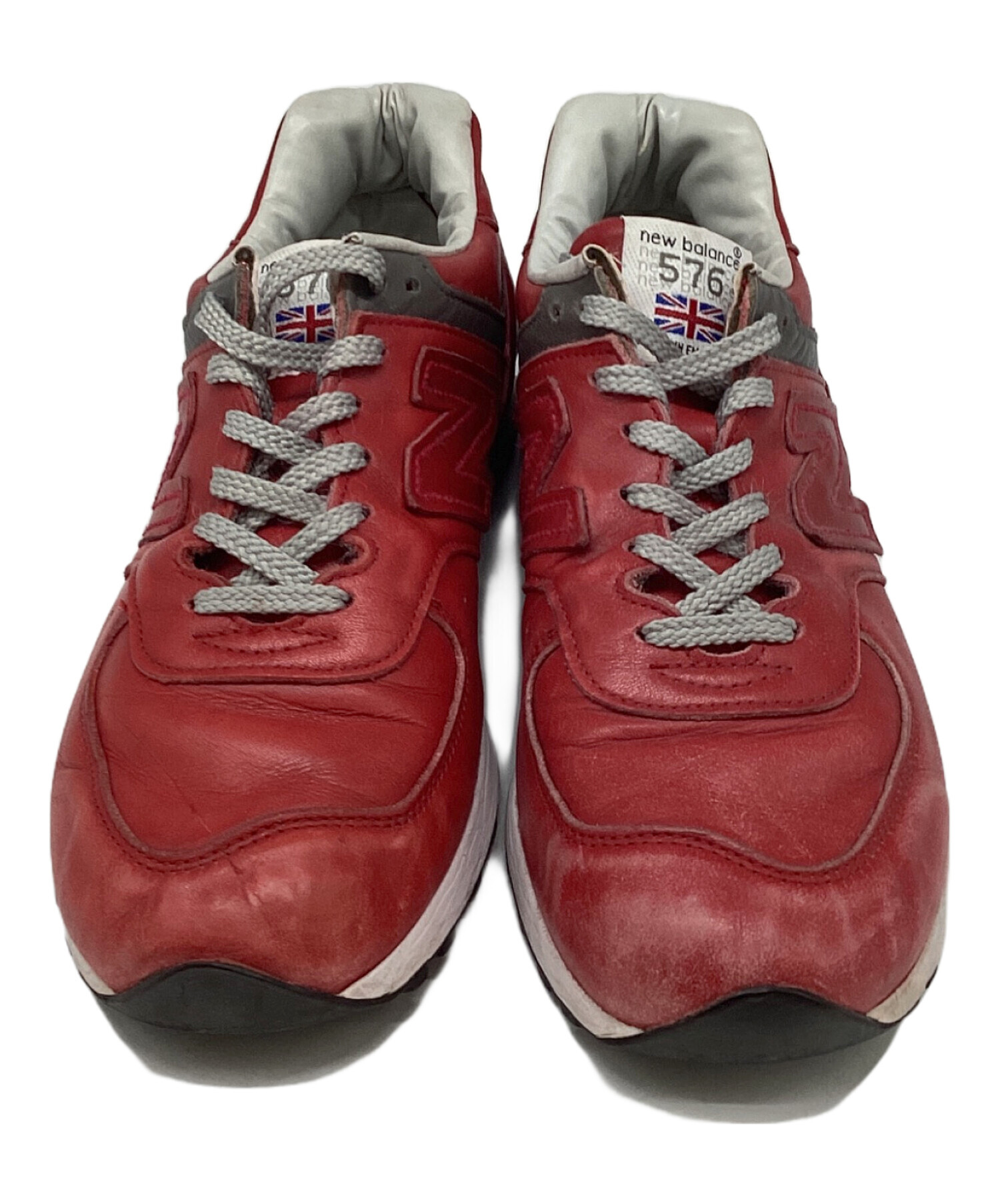 中古・古着通販】NEW BALANCE (ニューバランス) レザースニーカー