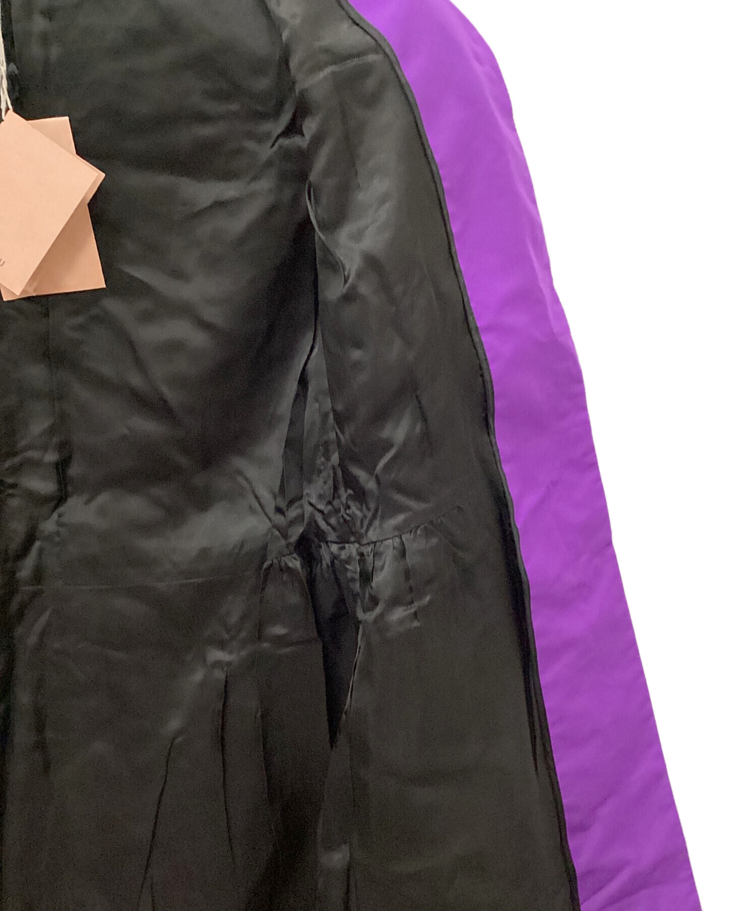 中古・古着通販】MIU MIU (ミュウミュウ) ノーカラーナイロンコート