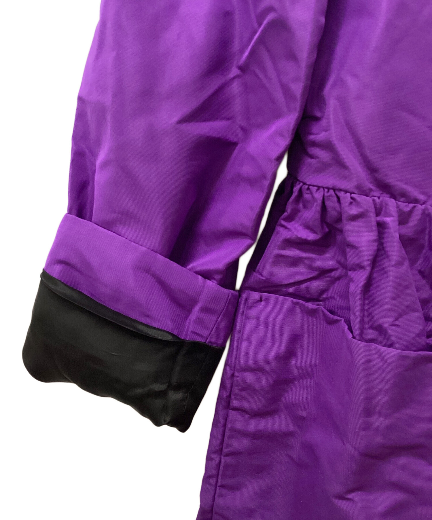 中古・古着通販】MIU MIU (ミュウミュウ) ノーカラーナイロンコート