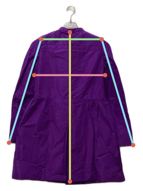 中古・古着通販】MIU MIU (ミュウミュウ) ノーカラーナイロンコート