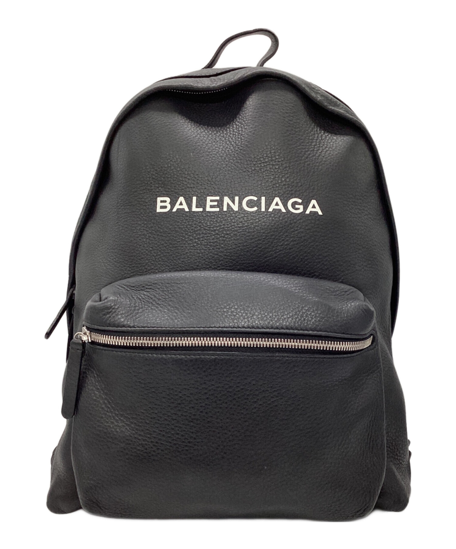 中古・古着通販】BALENCIAGA (バレンシアガ) レザーリュック ブラック