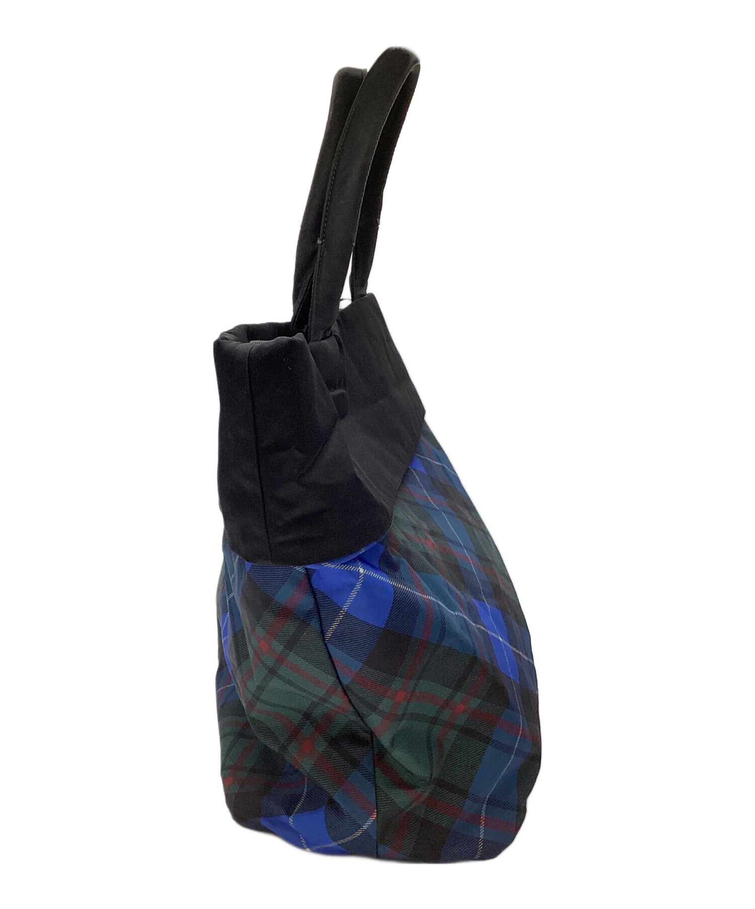 中古・古着通販】PRADA (プラダ) リバーシブルチェック柄2WAYトート 