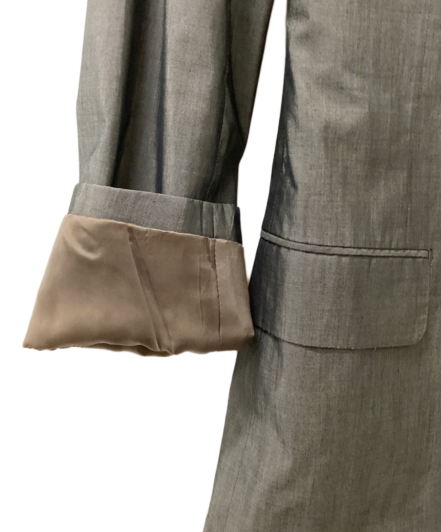 美品 ベルベスト Belvest テーラードジャケット　カシミヤ グレー XL 美品 ベルベスト Belvest テーラードジャケット カシミヤ グレー XL