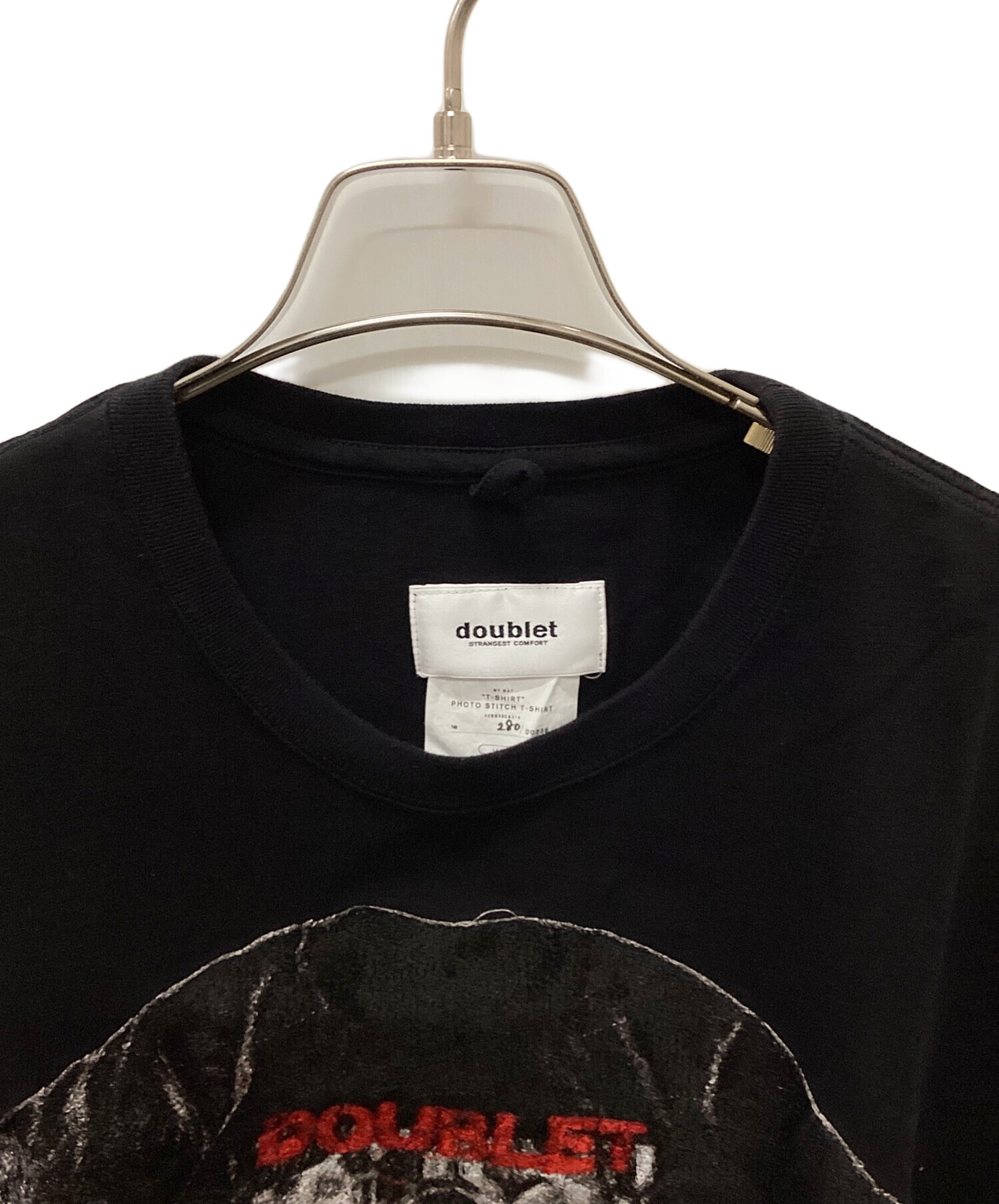 中古・古着通販】doublet (ダブレット) T-SHIRT PHOTO STITC T-SHIRT 