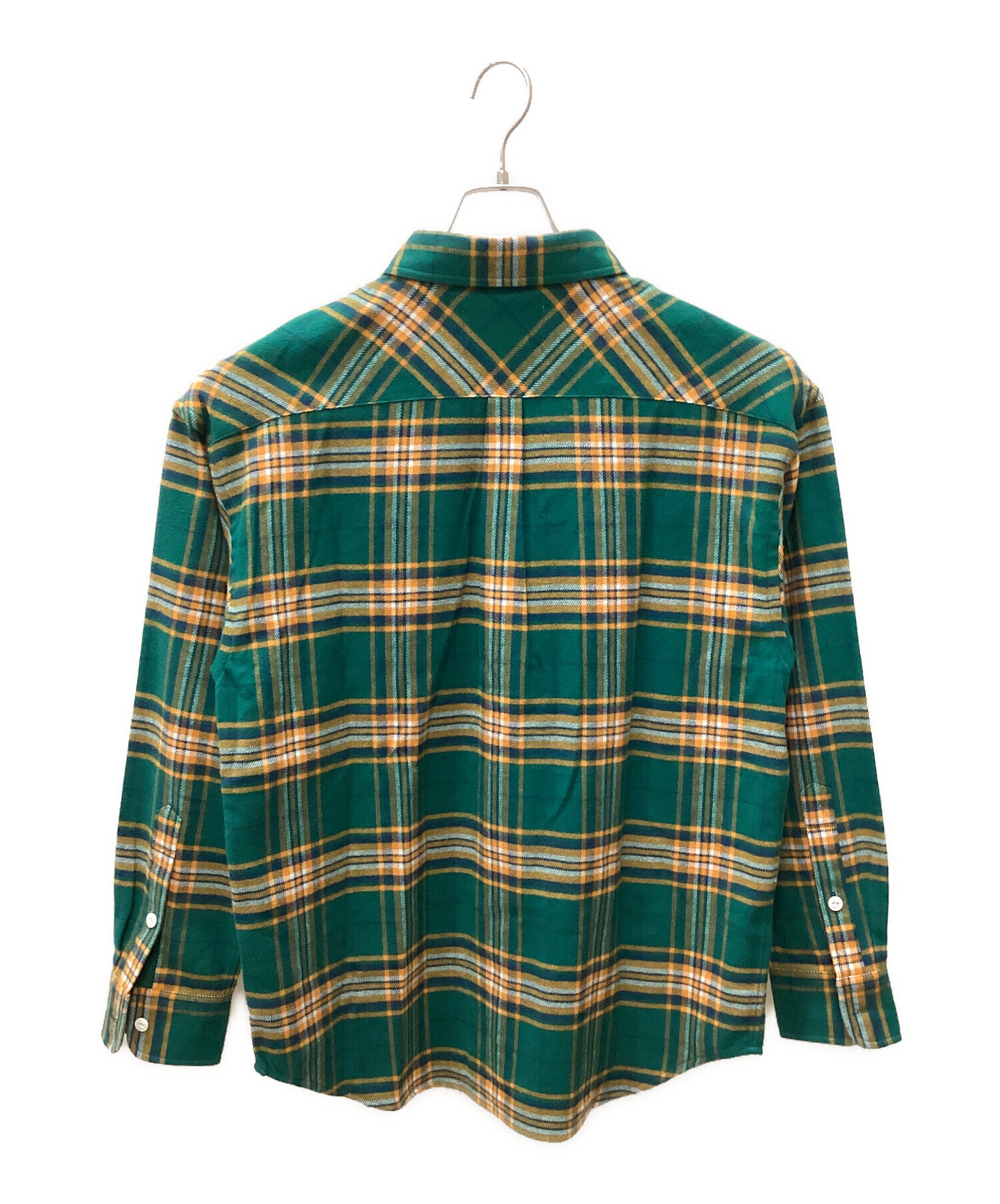 中古・古着通販】Champion (チャンピオン) フランネルシャツ グリーン