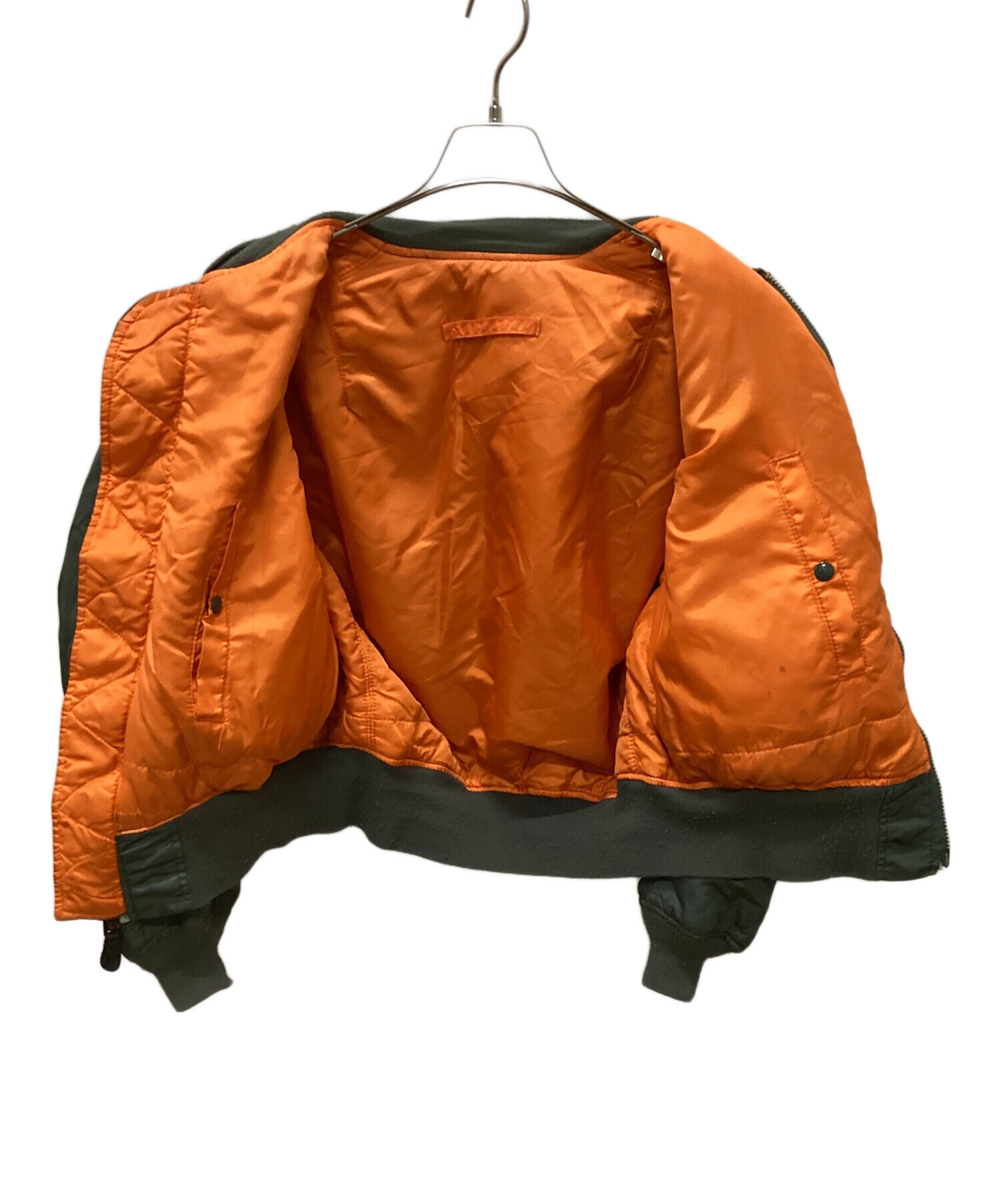 ✅️ デット XLサイズ ALPHA アルファ オレンジ MA-1 プリマロフト 新品 デット XLサイズ ALPHA アルファ オレンジ MA-1 プリマロフト