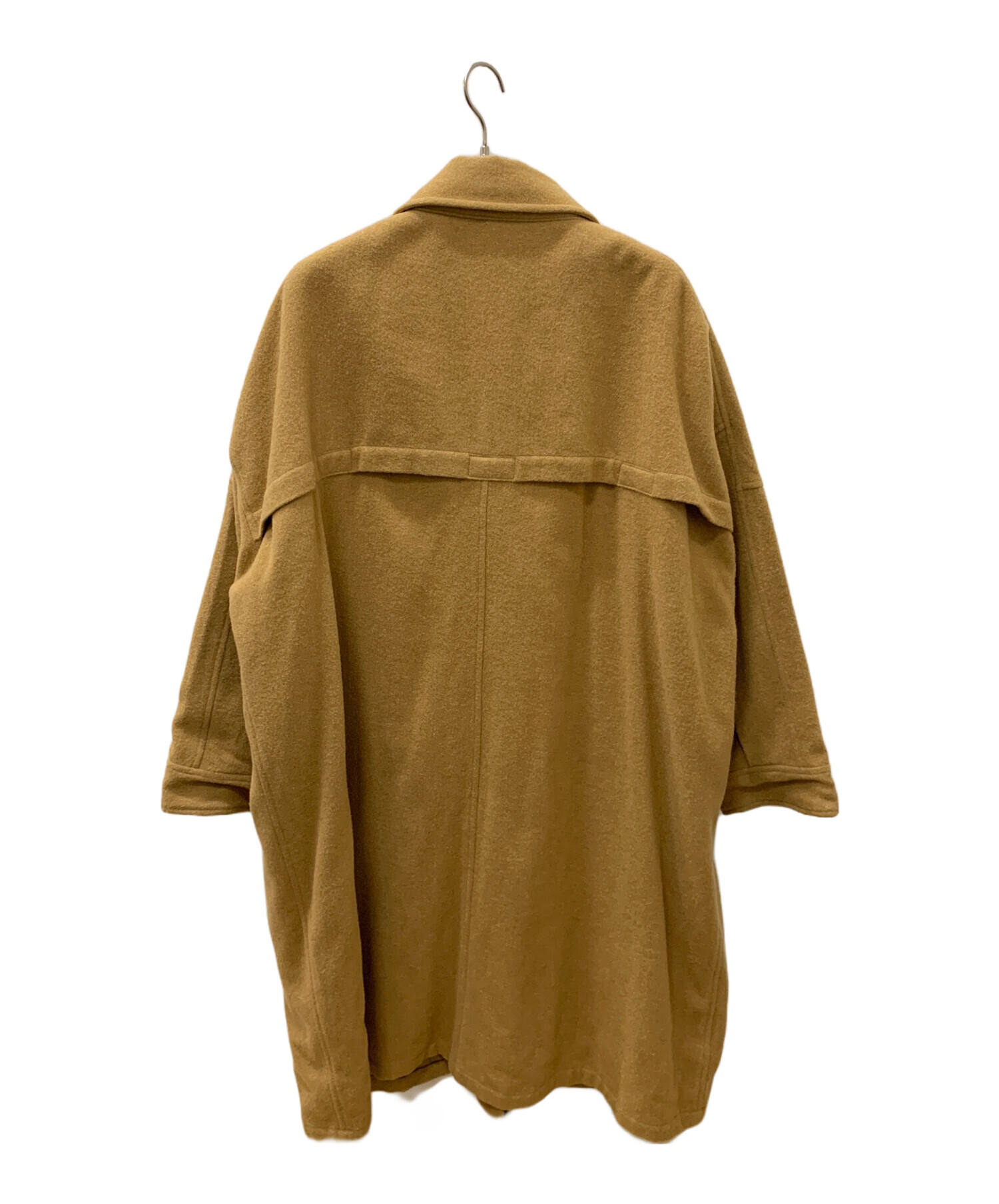 中古・古着通販】CRIMIE (クライミー) WOOL MAX COAT ベージュ サイズ 