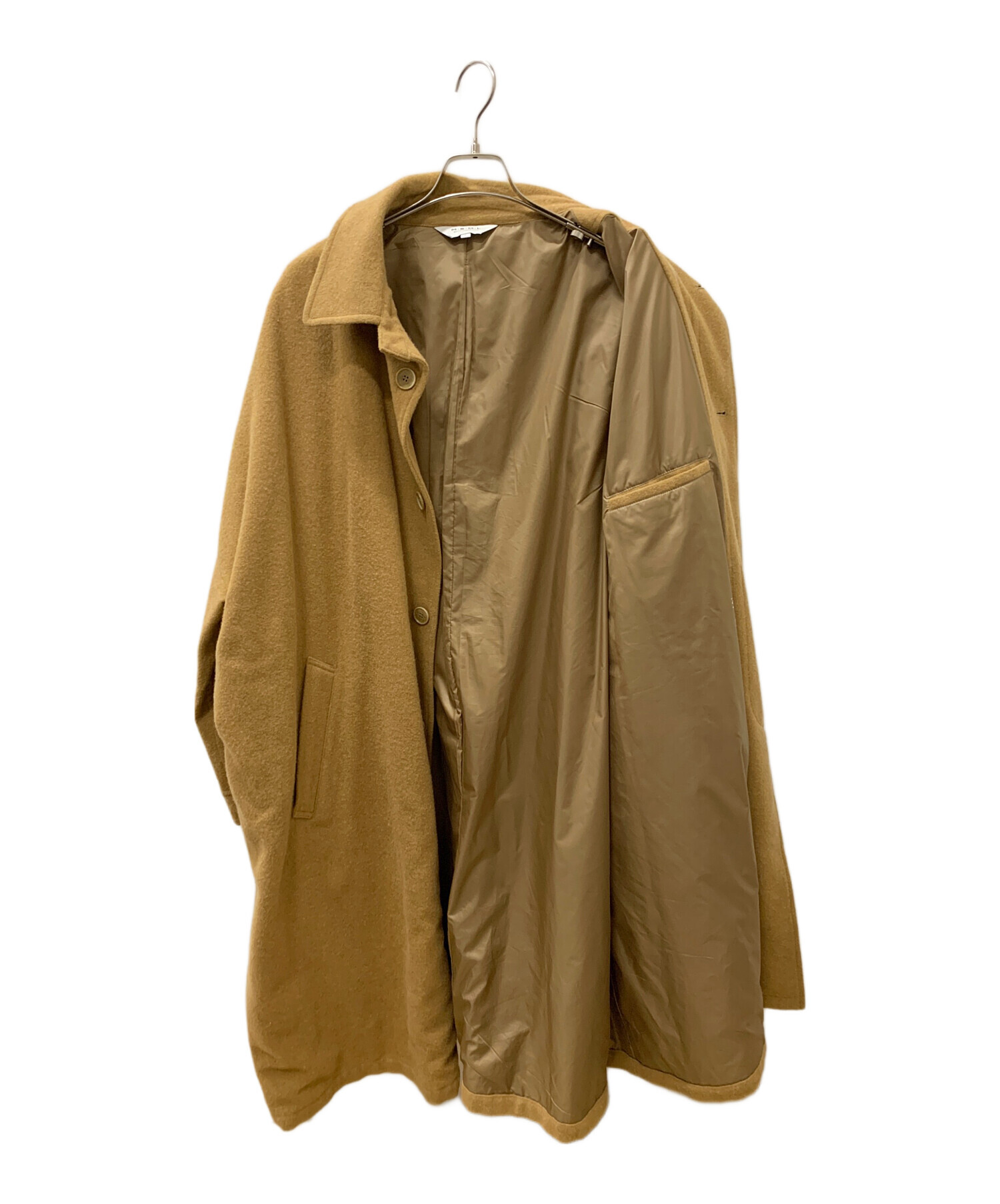 中古・古着通販】CRIMIE (クライミー) WOOL MAX COAT ベージュ サイズ 