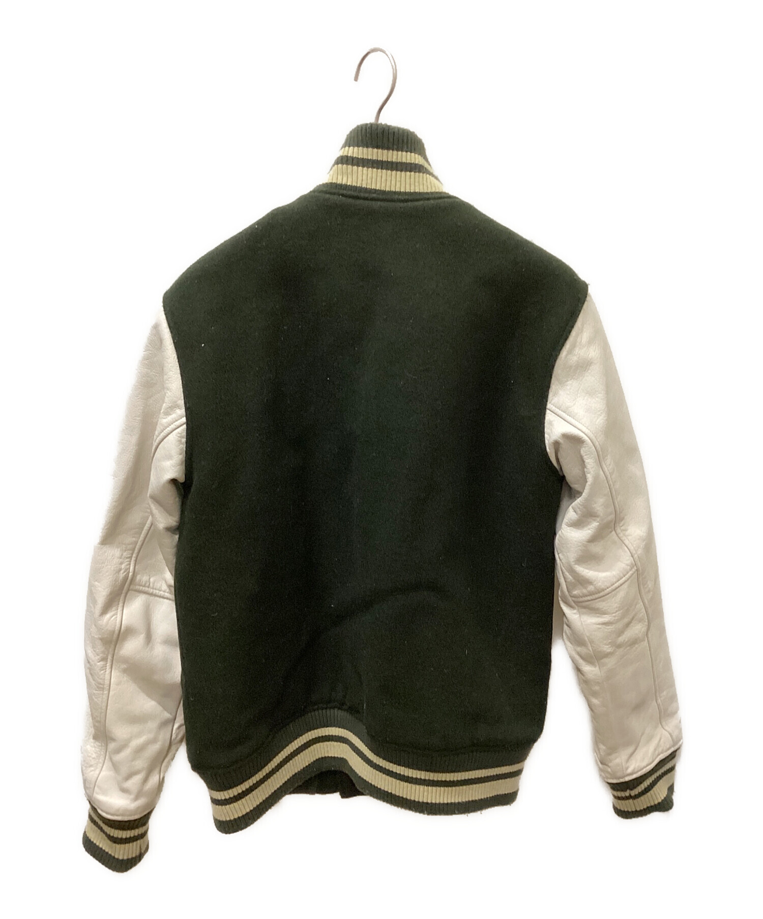 Columbia コロンビア アンボイヒル ジャケット M/ウール 袖レザー 