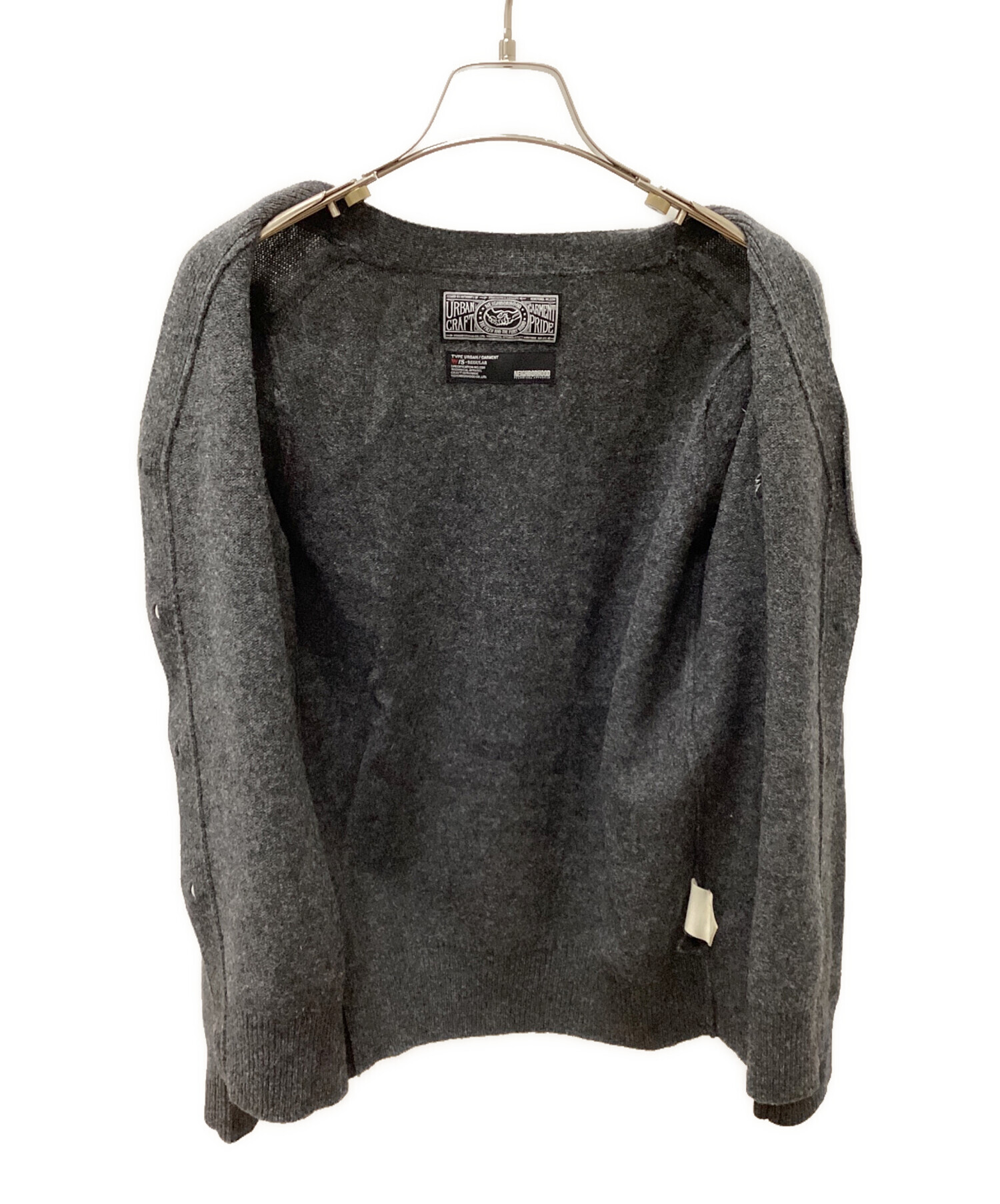 NKNIT グレーカーディガン　新品未使用 中古・古着通販】NEIGHBORHOOD (ネイバーフッド) 00sニット