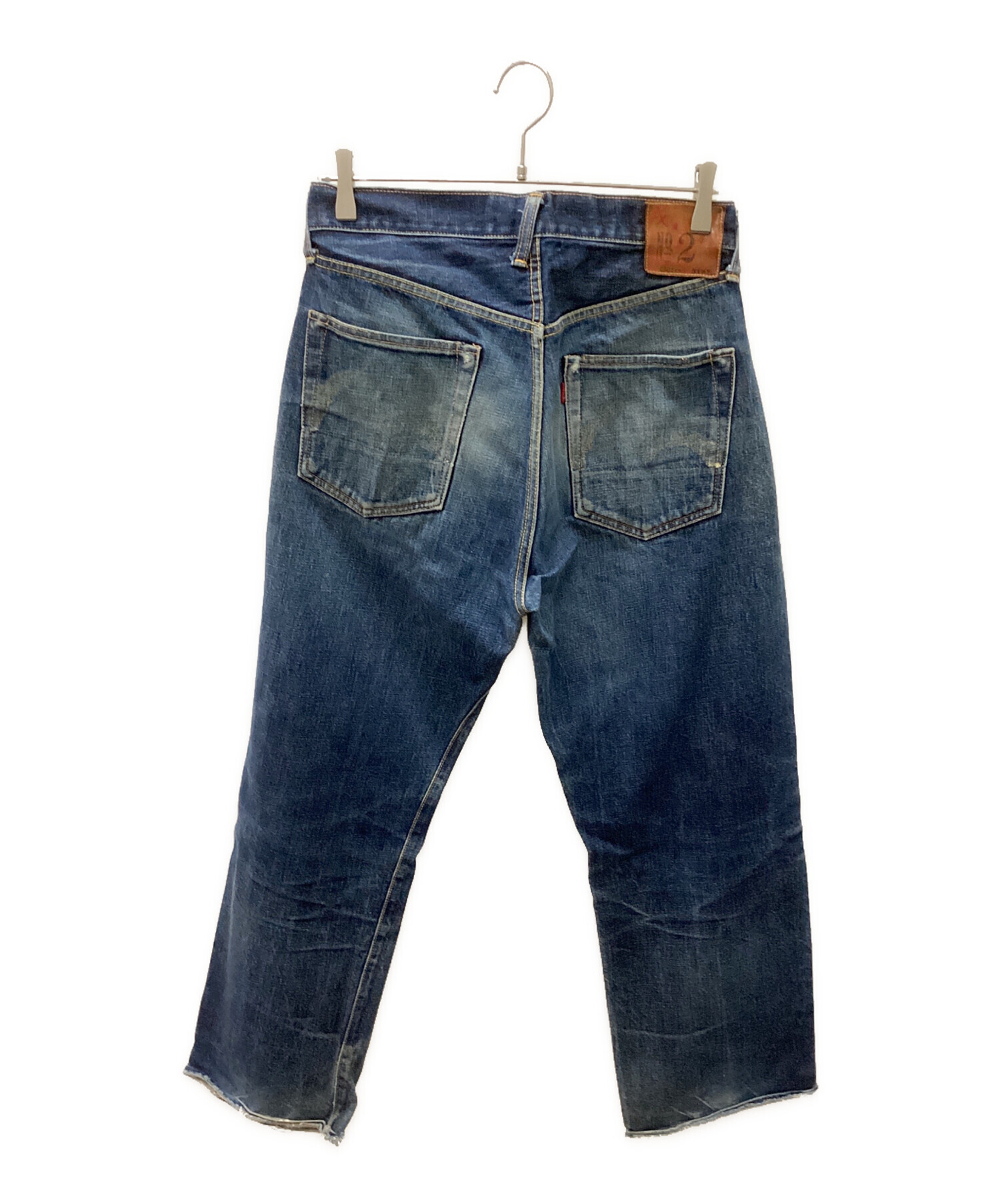 a*a様 90s EVIS 初期 カモメ手描き デニム W35 日本製 中古・古着通販】EVISU (エビス) 初期 旧タブ 手書きカモメデニム