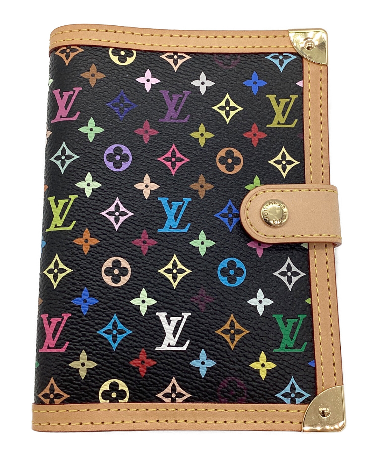 中古・古着通販】LOUIS VUITTON (ルイ ヴィトン) 手帳カバー ブラック