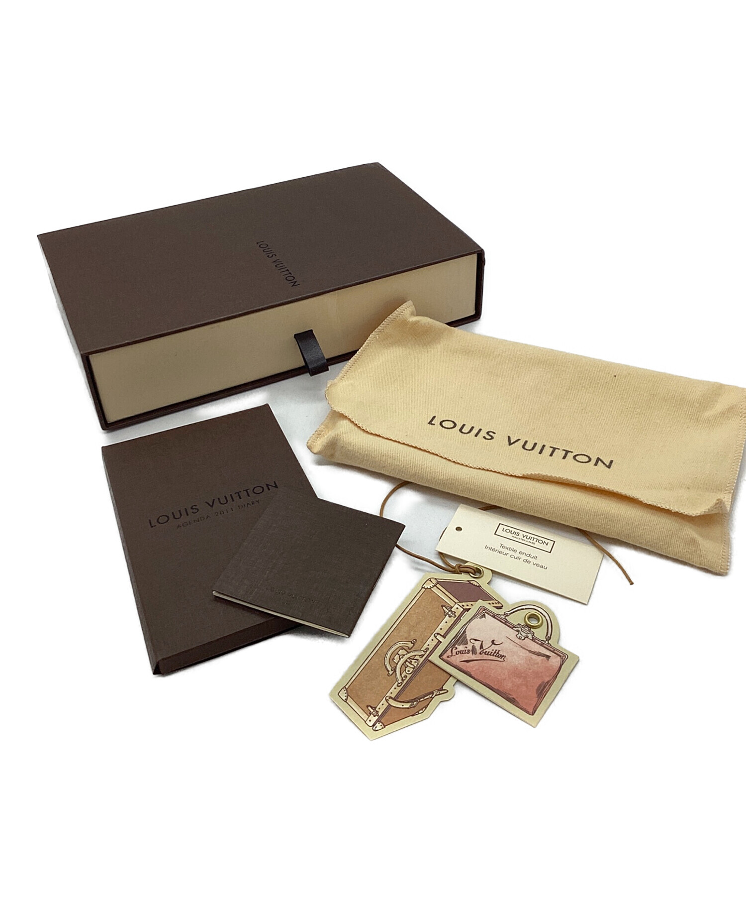 中古・古着通販】LOUIS VUITTON (ルイ ヴィトン) 手帳カバー ブラック