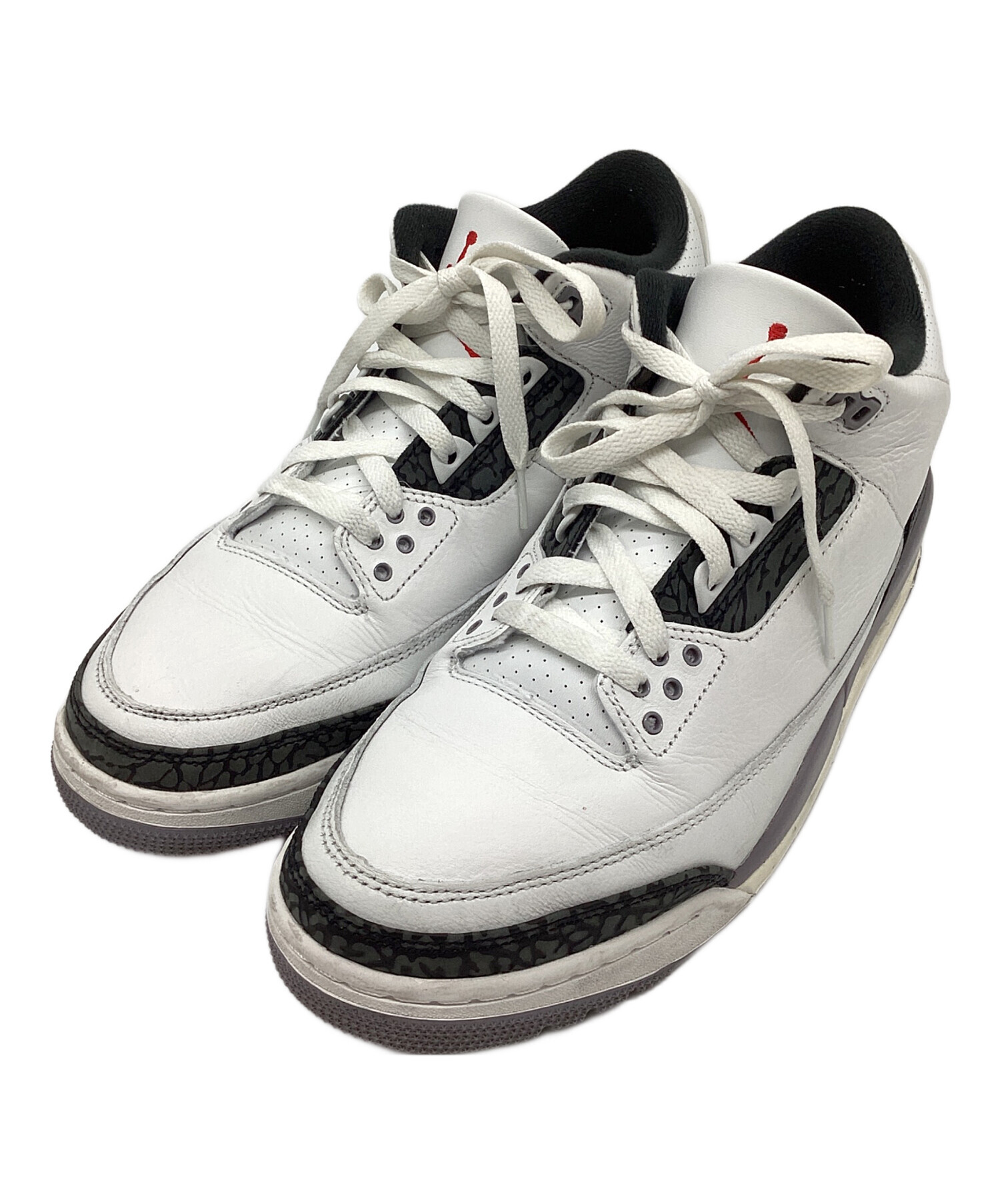 中古・古着通販】NIKE (ナイキ) AIR JORDAN 3 RETRO CEMENT GREY 