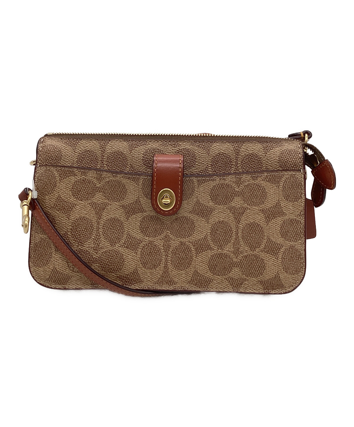 中古・古着通販】COACH (コーチ) ショルダーバッグ シグネチャー