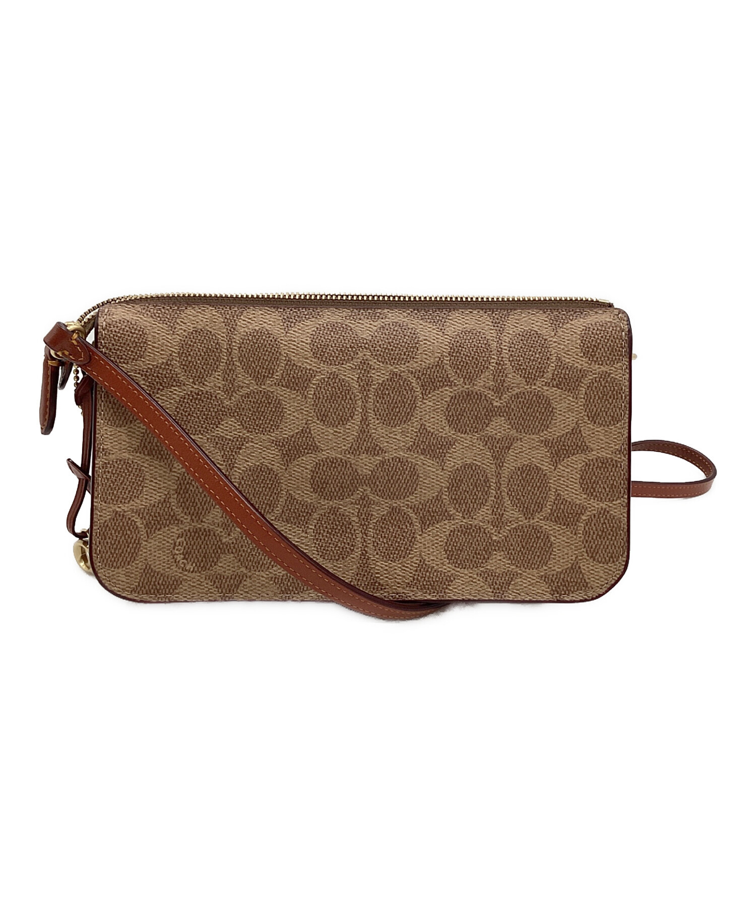 中古・古着通販】COACH (コーチ) ショルダーバッグ シグネチャー