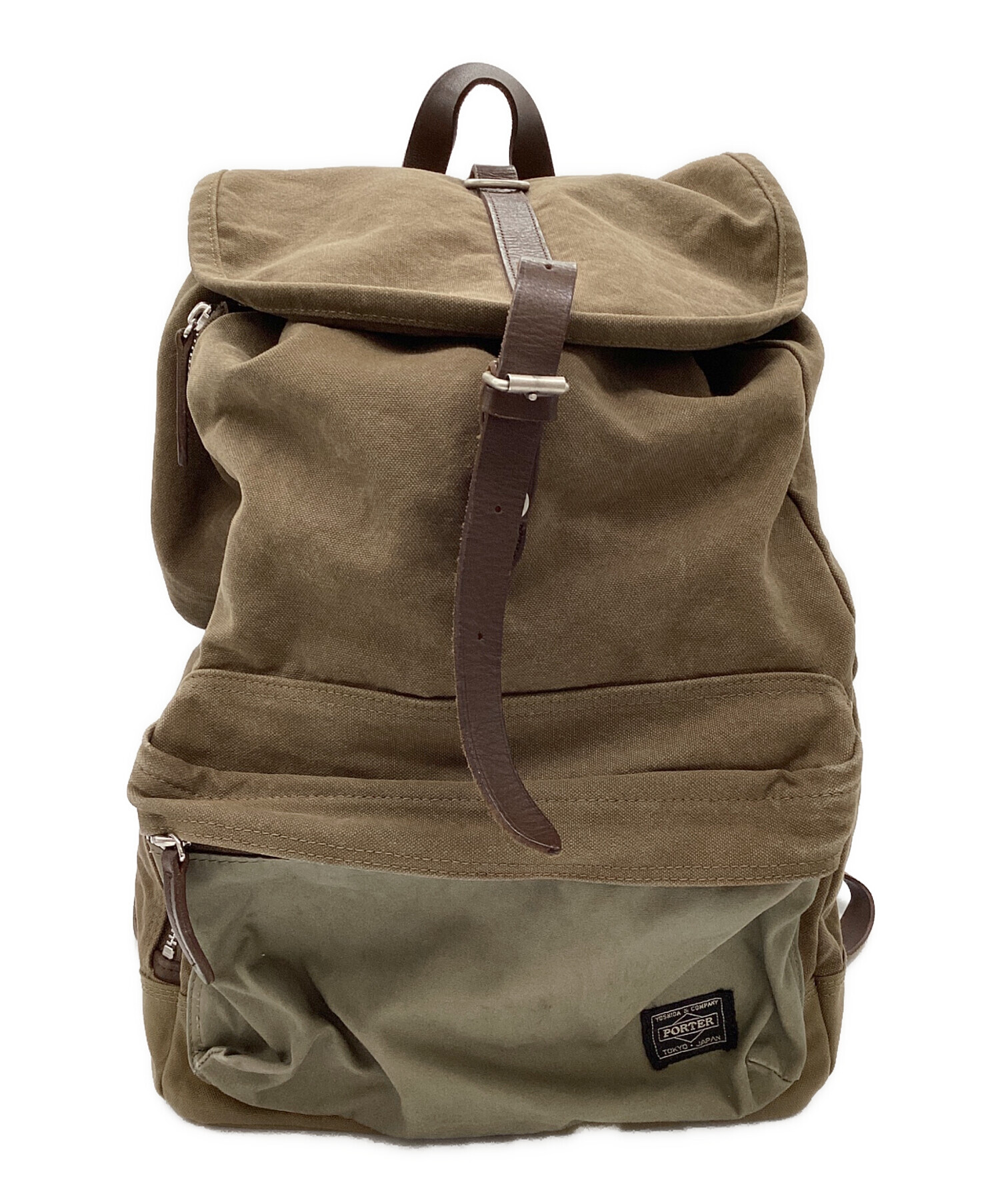 中古・古着通販】PORTER (ポーター) DAYPACK ベージュ｜ブランド・古着 