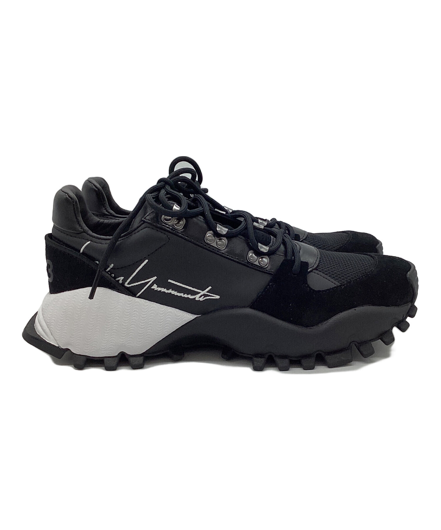 中古・古着通販】Y-3 (ワイスリー) スニーカー ブラック×ホワイト