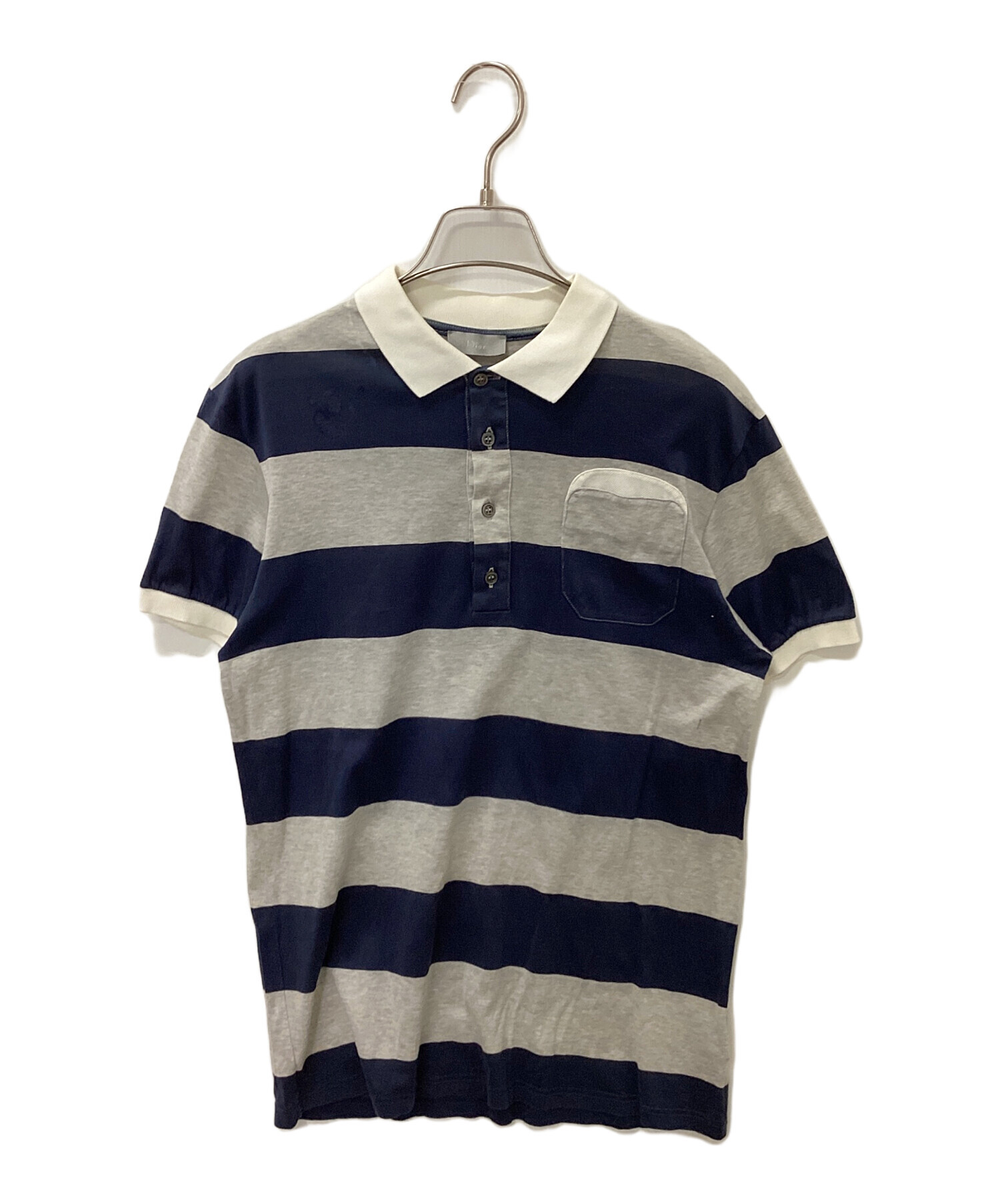 中古・古着通販】DIOR HOMME (ディオール オム) ポロシャツ グレー