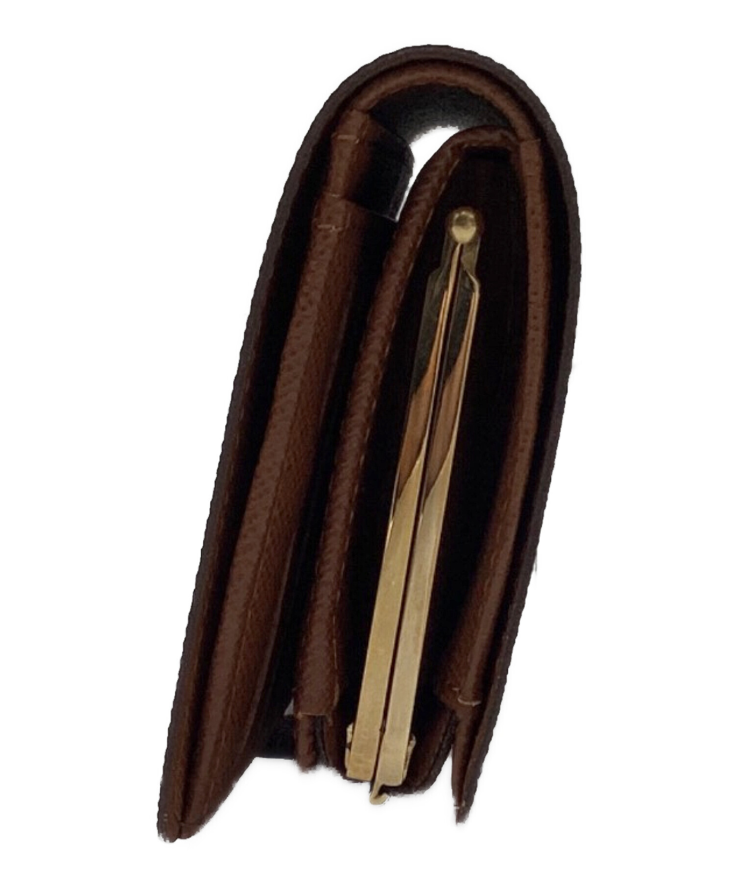 中古・古着通販】LOUIS VUITTON (ルイ ヴィトン) 2つ折り財布 ブラウン