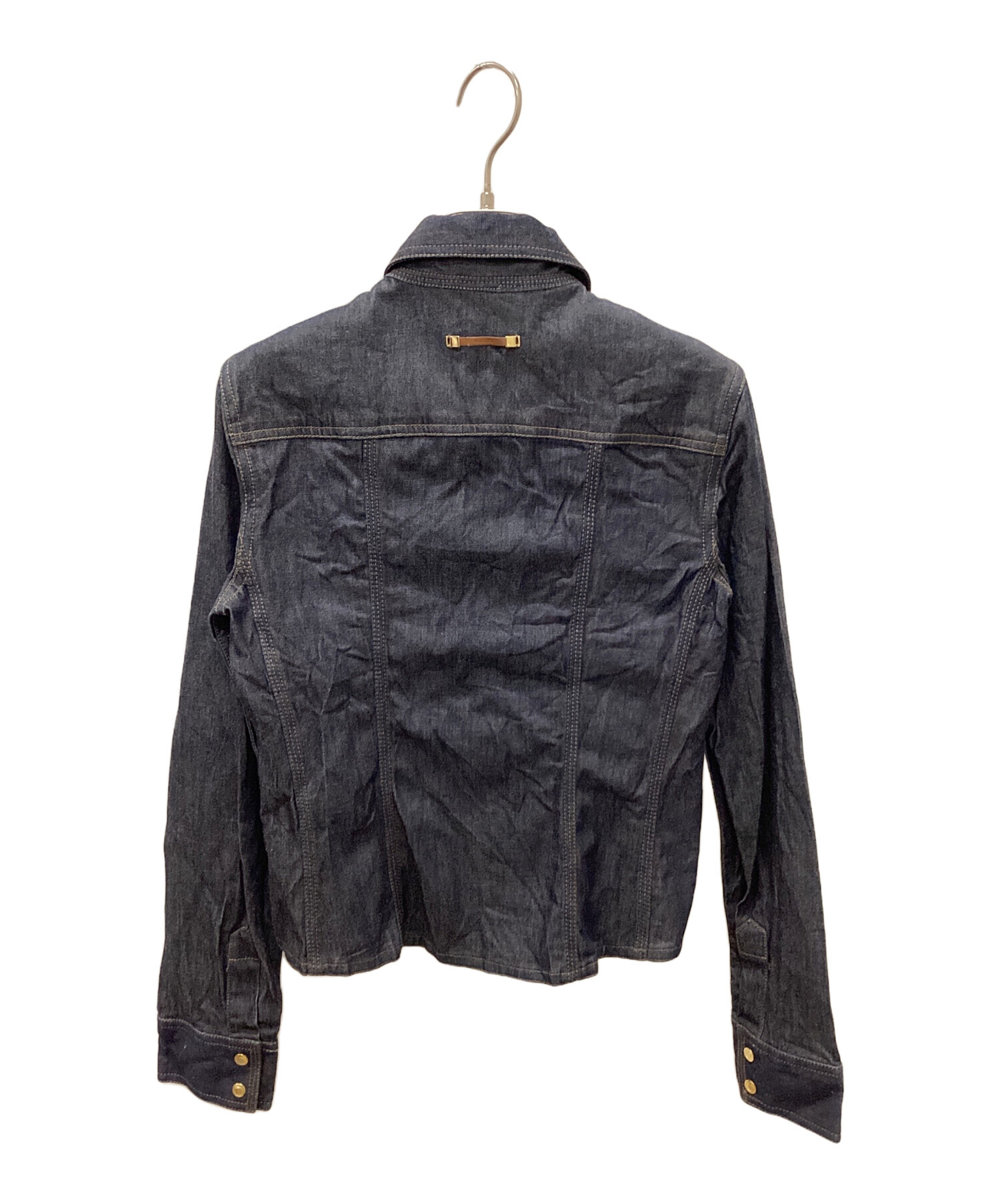 中古・古着通販】GUCCI (グッチ) デニムシャツ インディゴ サイズ:38 