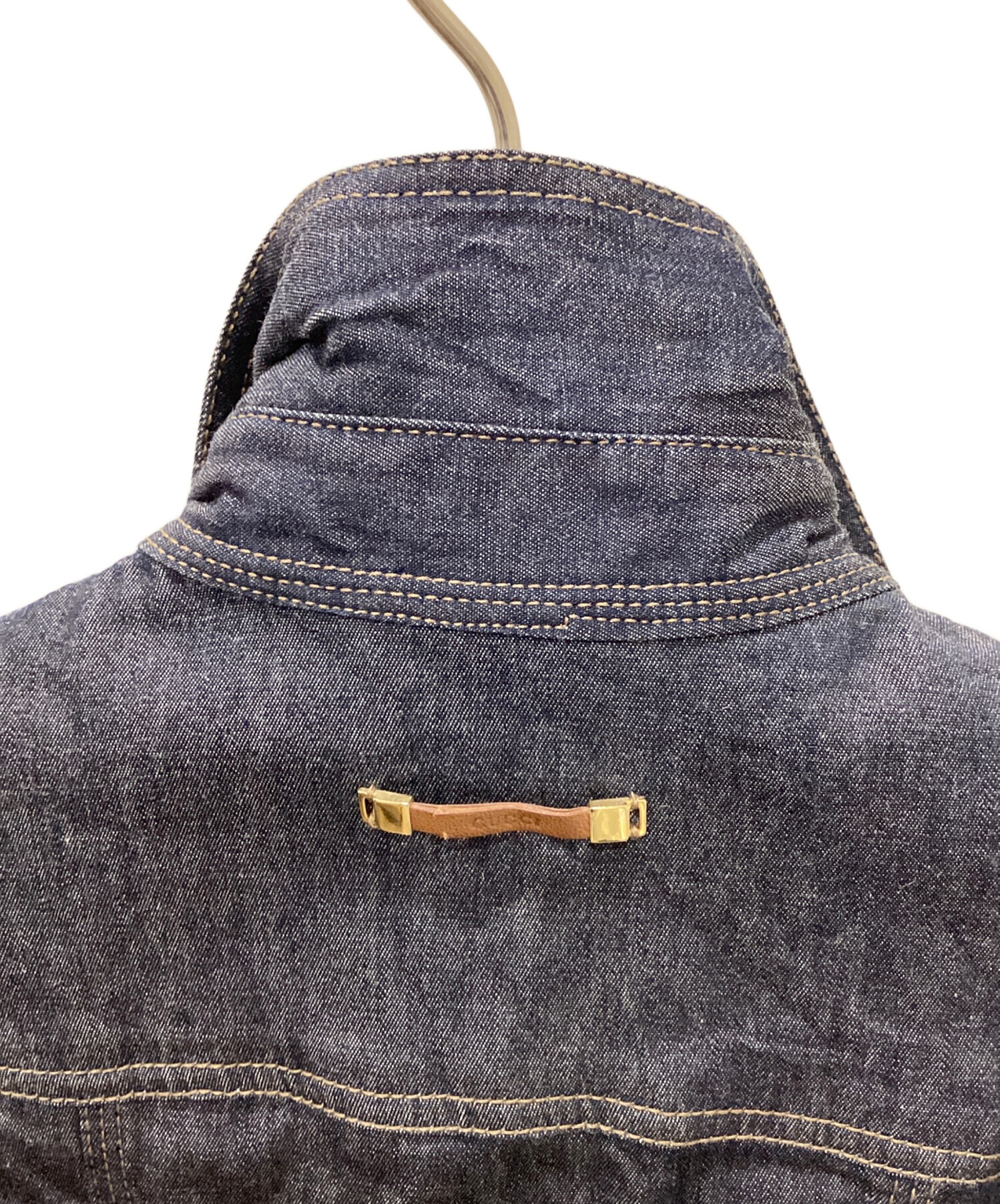中古・古着通販】GUCCI (グッチ) デニムシャツ インディゴ サイズ:38 