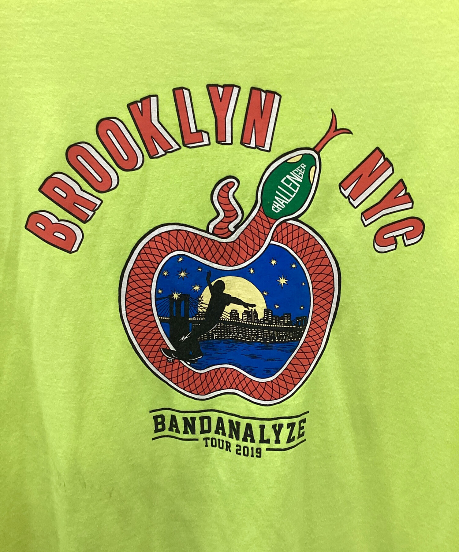 challenger BROOKLYN NYC Tシャツ LARGE 中古・古着通販】CHALLENGER (チャレンジャー) BROOKLYN NYC Tシャツ